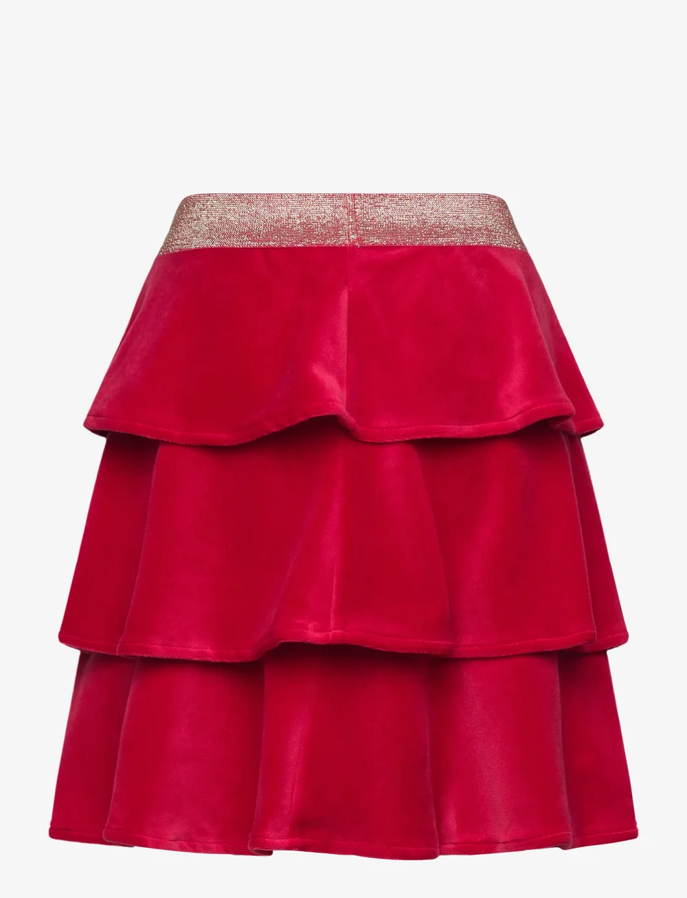 Lindex - Skirt velour - miniseelikud - dark red - 1