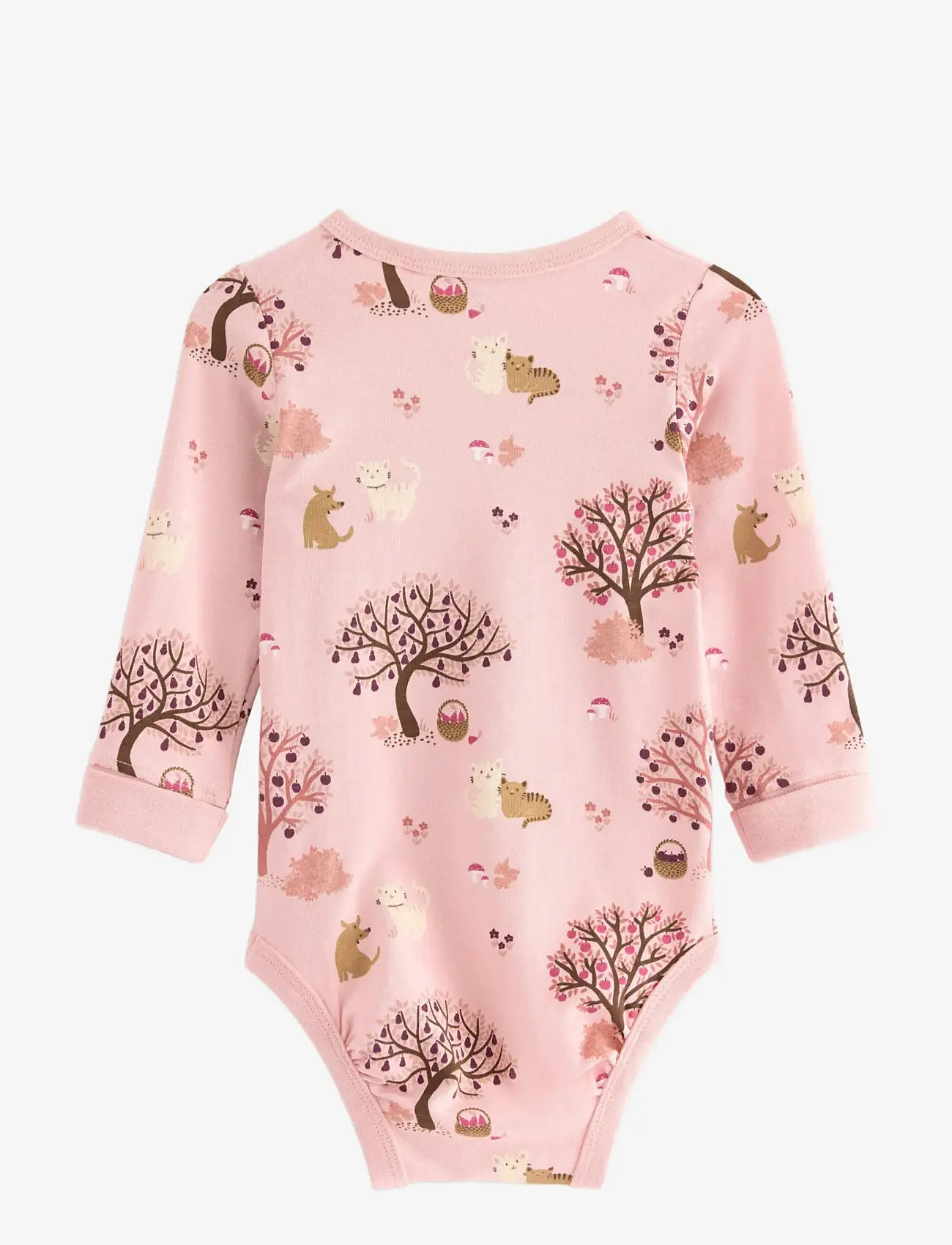 Lindex - Body Autumn tree - langærmede bodyer - light dusty pink - 1