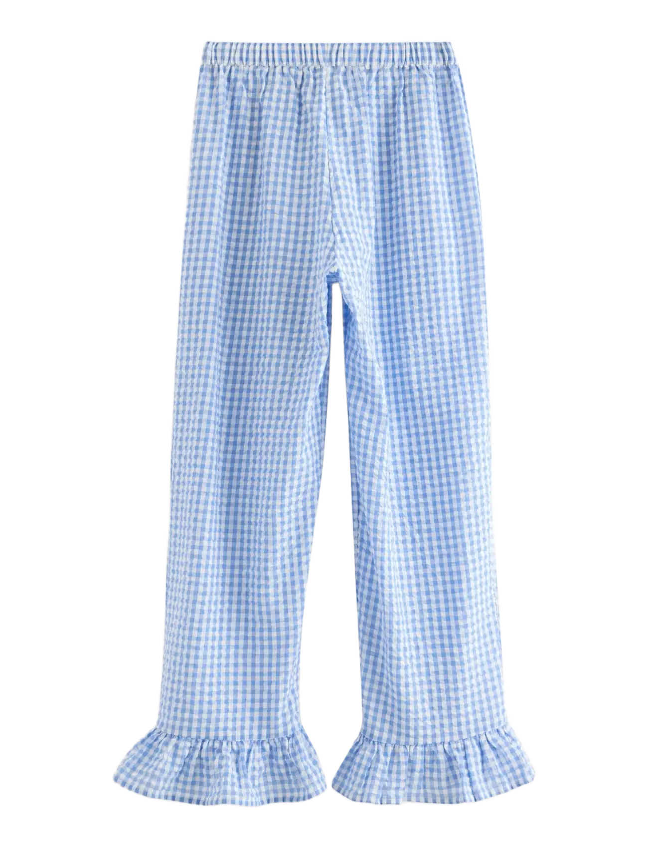 Lindex - Pyjama trousers in seersucker - natbukser - light blue - 2
