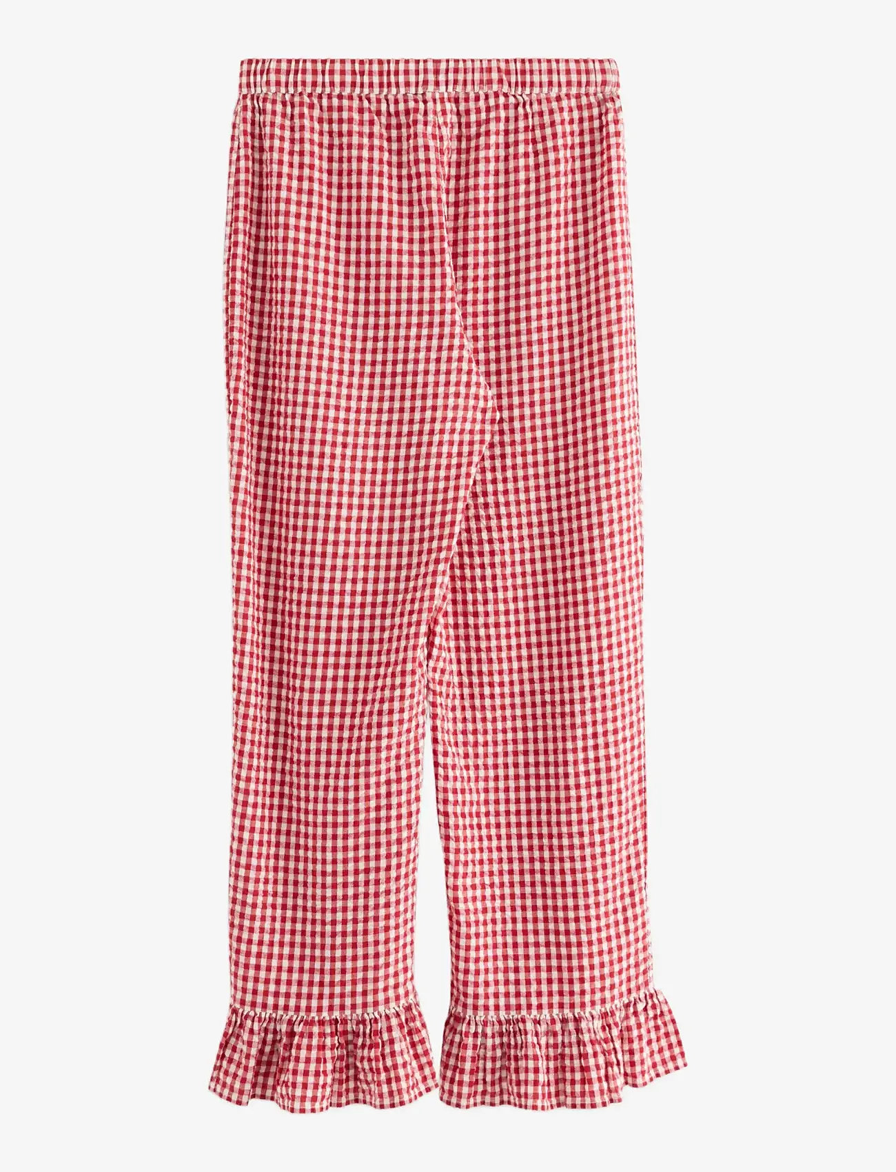 Lindex - NW Pyjama trouser seersucker f - pyjamas - red - 2