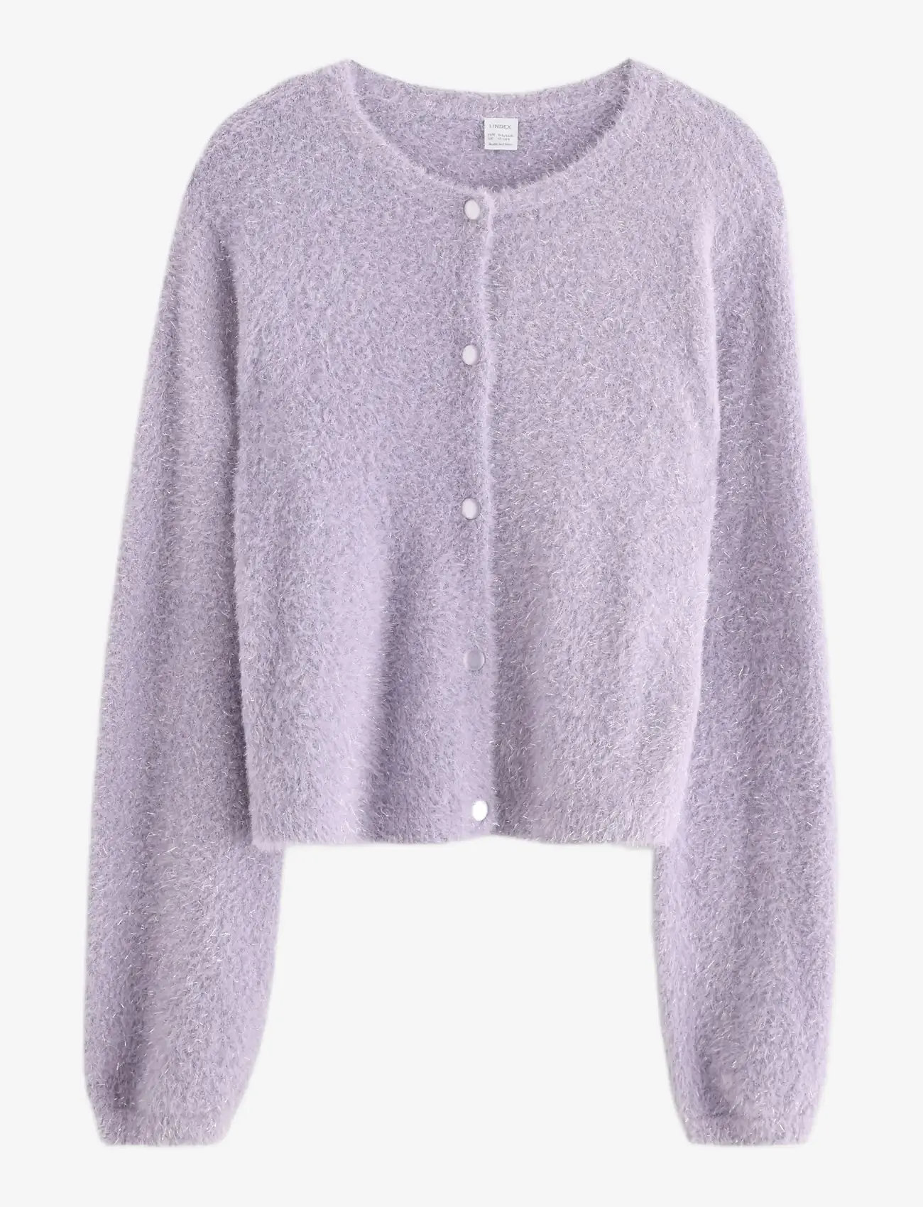 Lindex - Cardigan i fjädergarn - kardiganid - light dusty lilac - 1