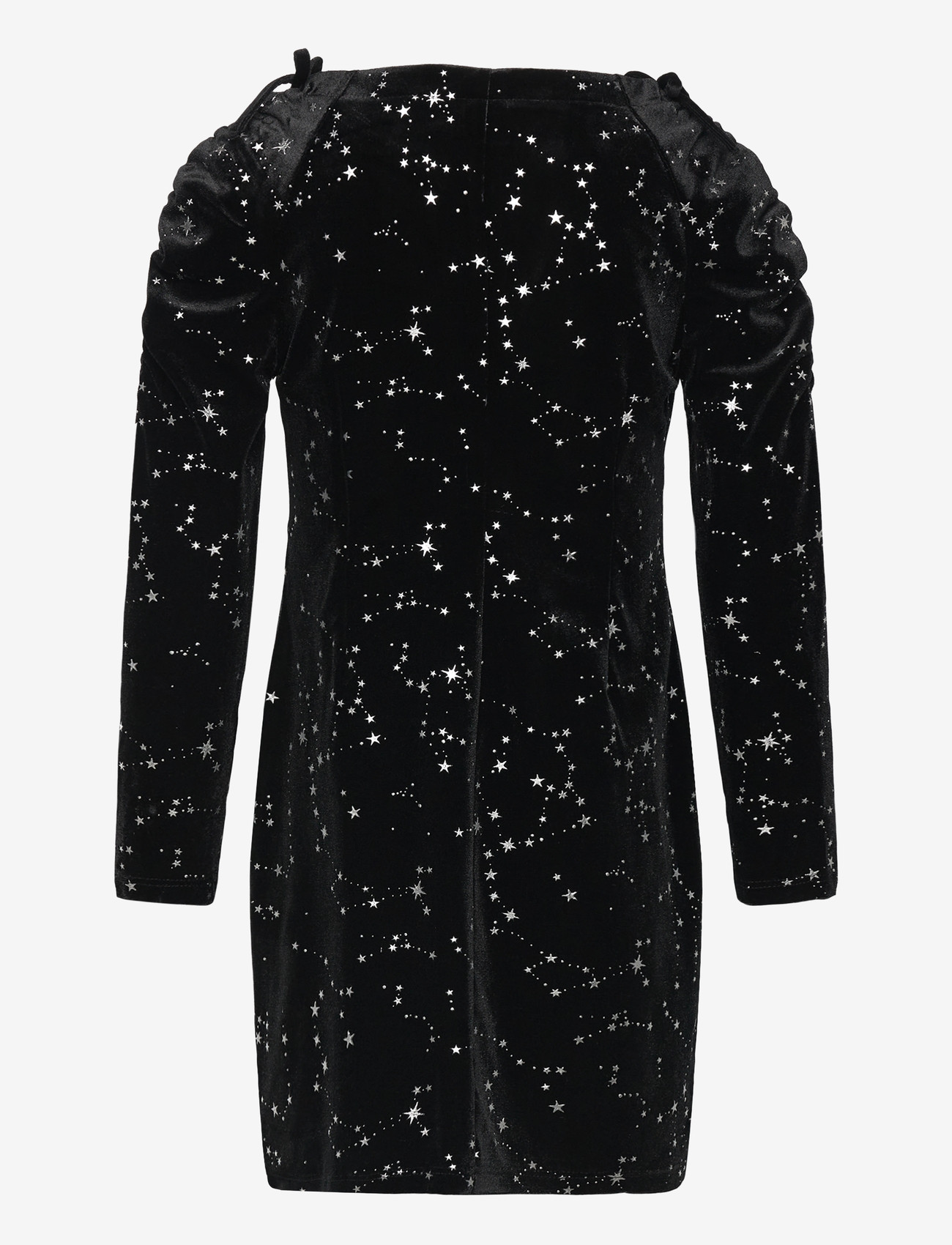 Lindex - Dress long sleeve velvet - pikkade varrukatega vabaaja kleidid - black - 2