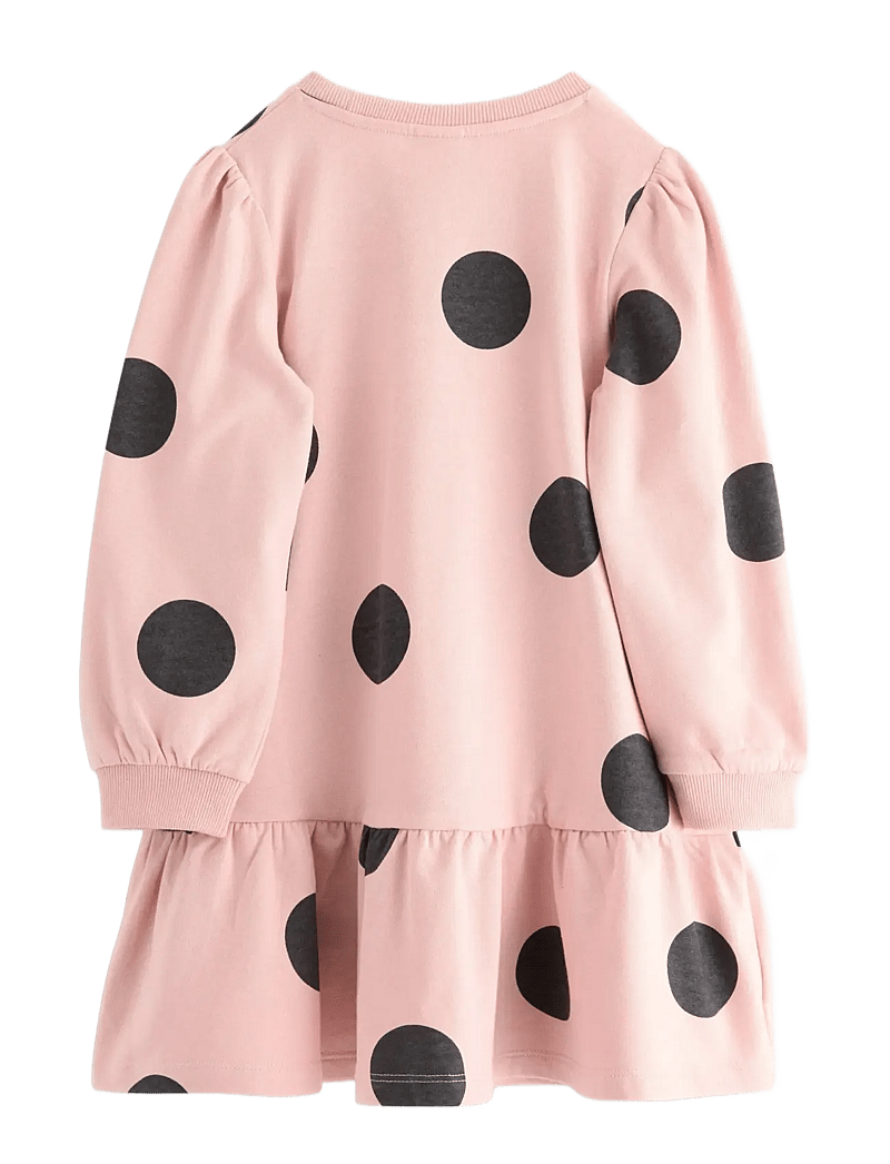 Lindex - Dress AOP and pile applique - langærmede hverdagskjoler - light dusty pink - 2