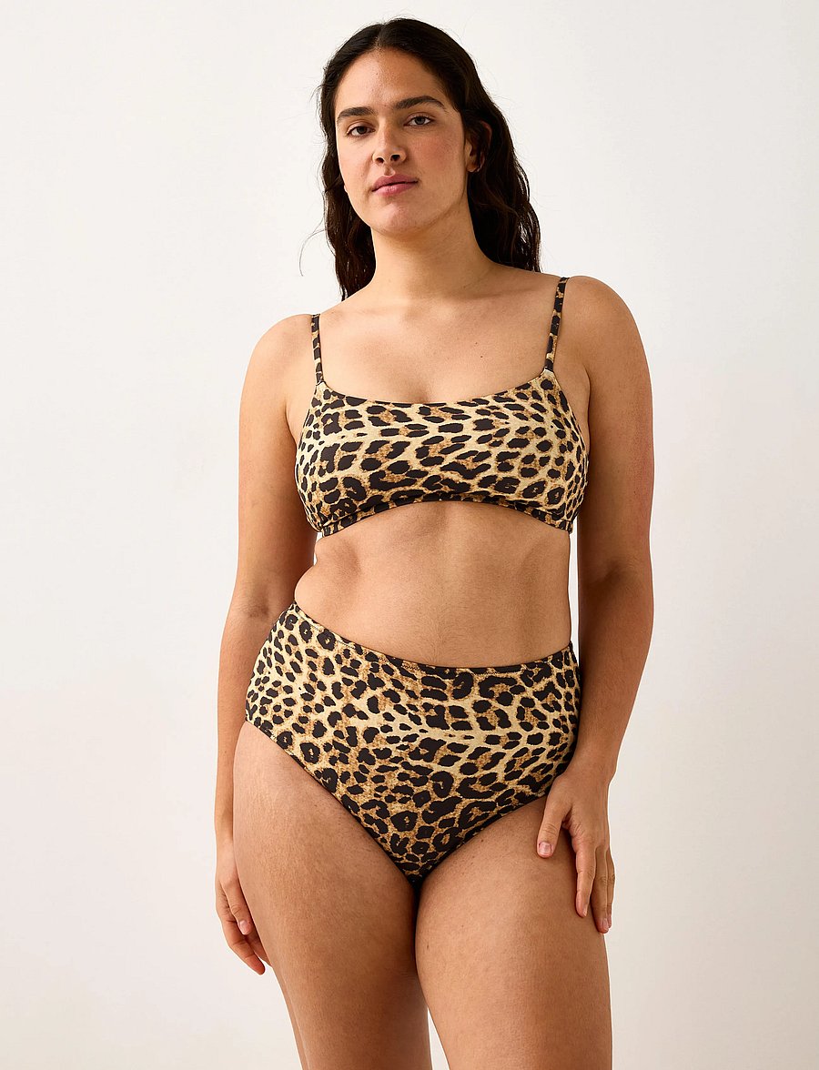 Lindex - Bikini top - bandeau bikini - dusty beige - 0