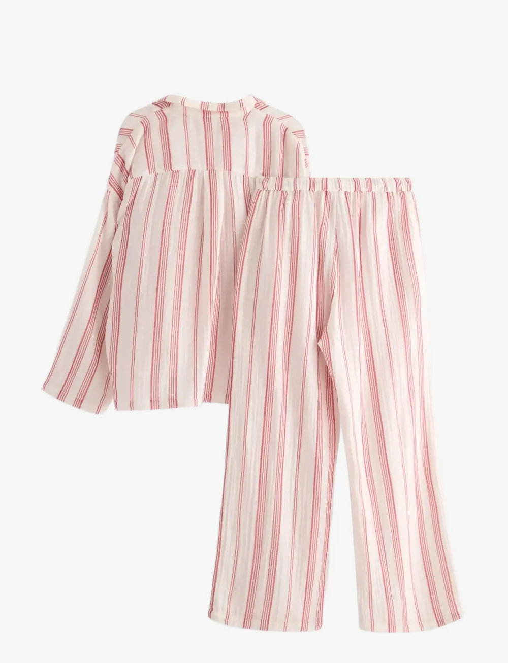 Lindex - Pyjama set cotton gauze - pyjamas - red - 2