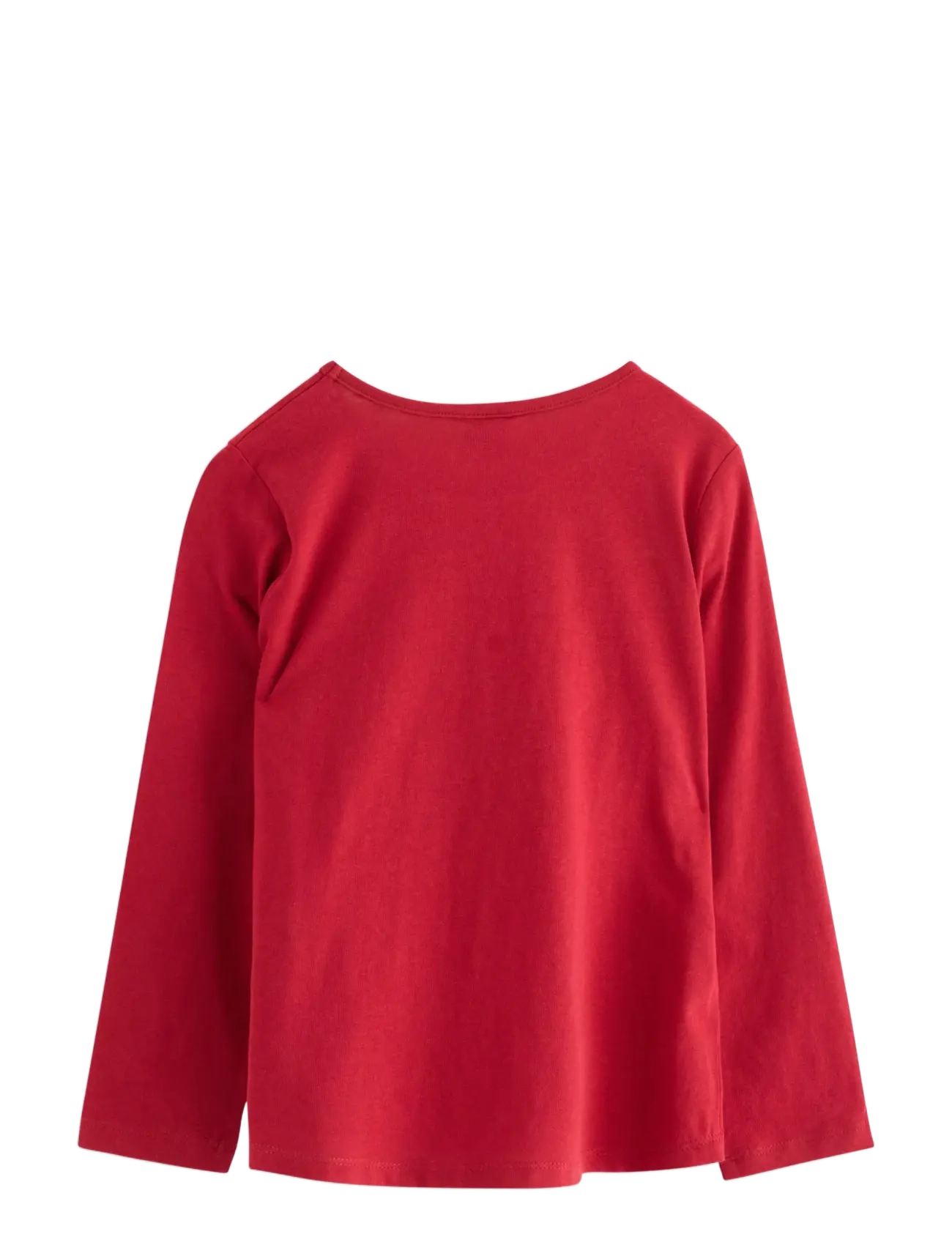 Lindex - Top ls pile applique - langärmelige - dark red - 2