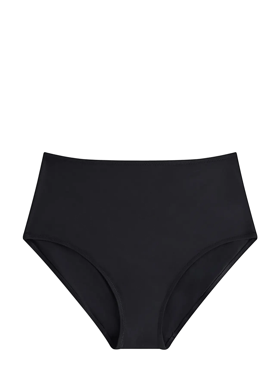 Lindex - Bikini bottom with high waist - high waist bikini bottoms - black - 1