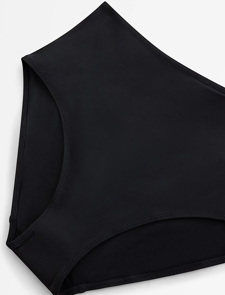 Lindex - Bikini bottom with high waist - high waist bikini bottoms - black - 5