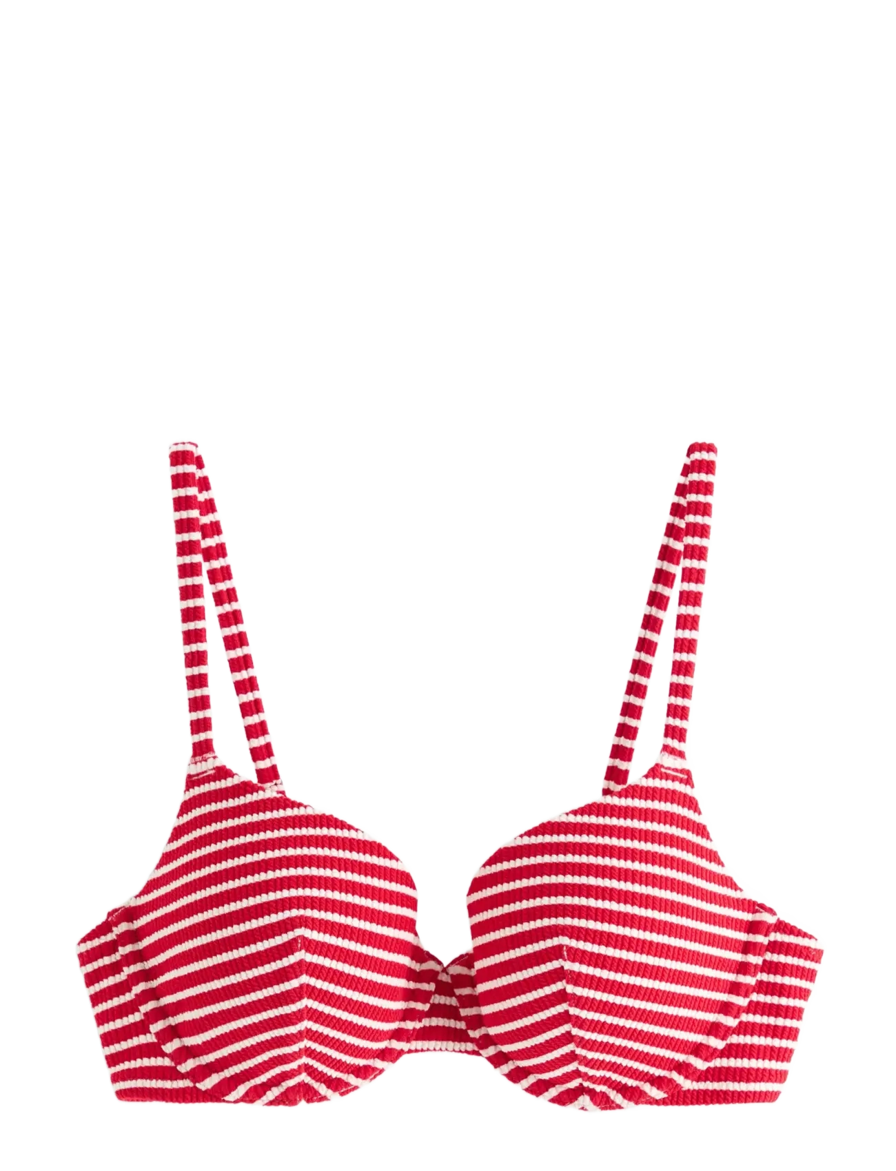 LINDEX Swim BH Liljat Shirt Y D Crep Rot - 85 B - Damen