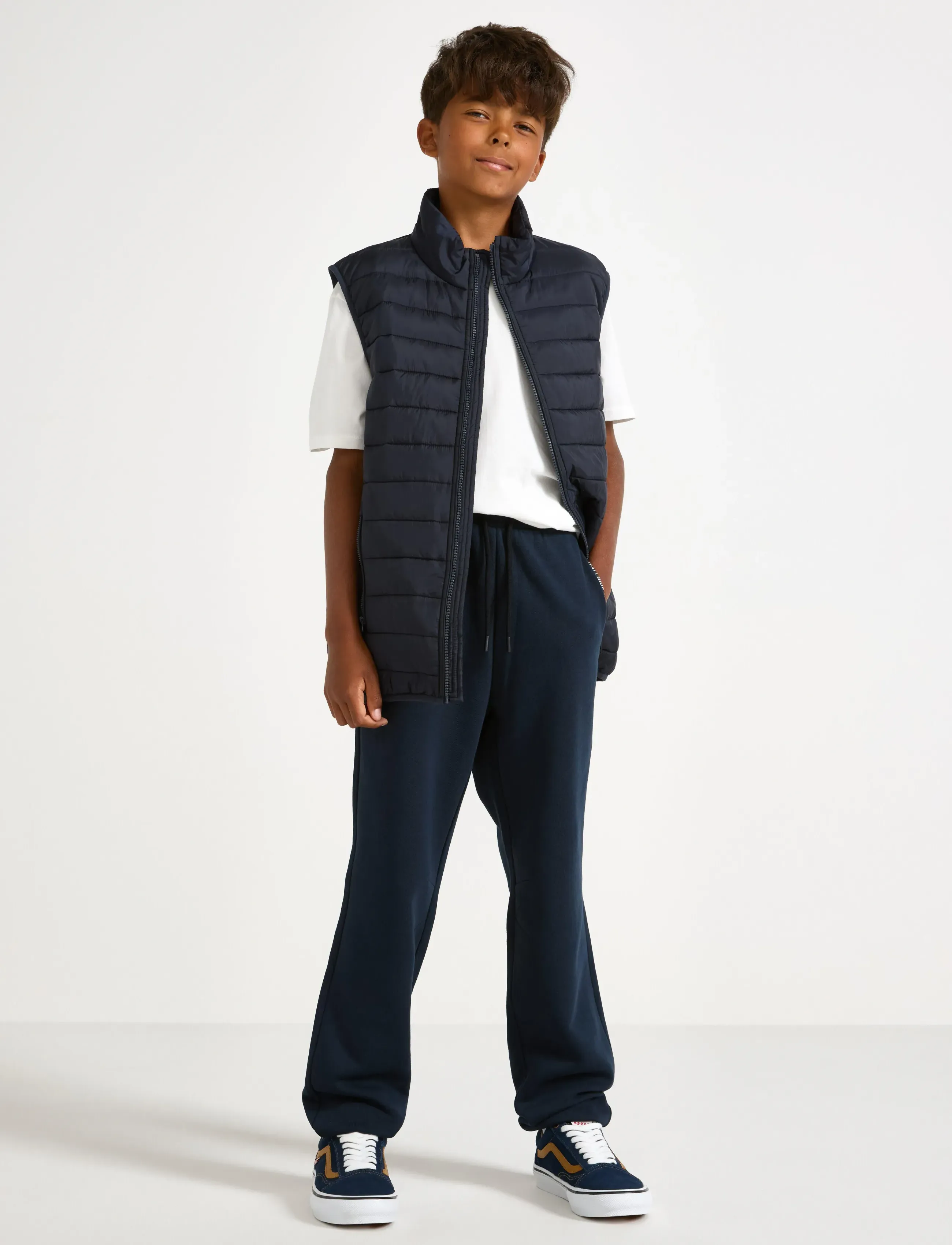 Lindex Joggingbukser med børstet inderside - Apakšējais apģērbs - DARK NAVY / navy