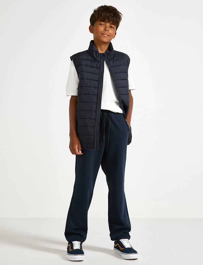 Lindex - Mjukisbyxor med borstad insida - sweatpants - dark navy - 0