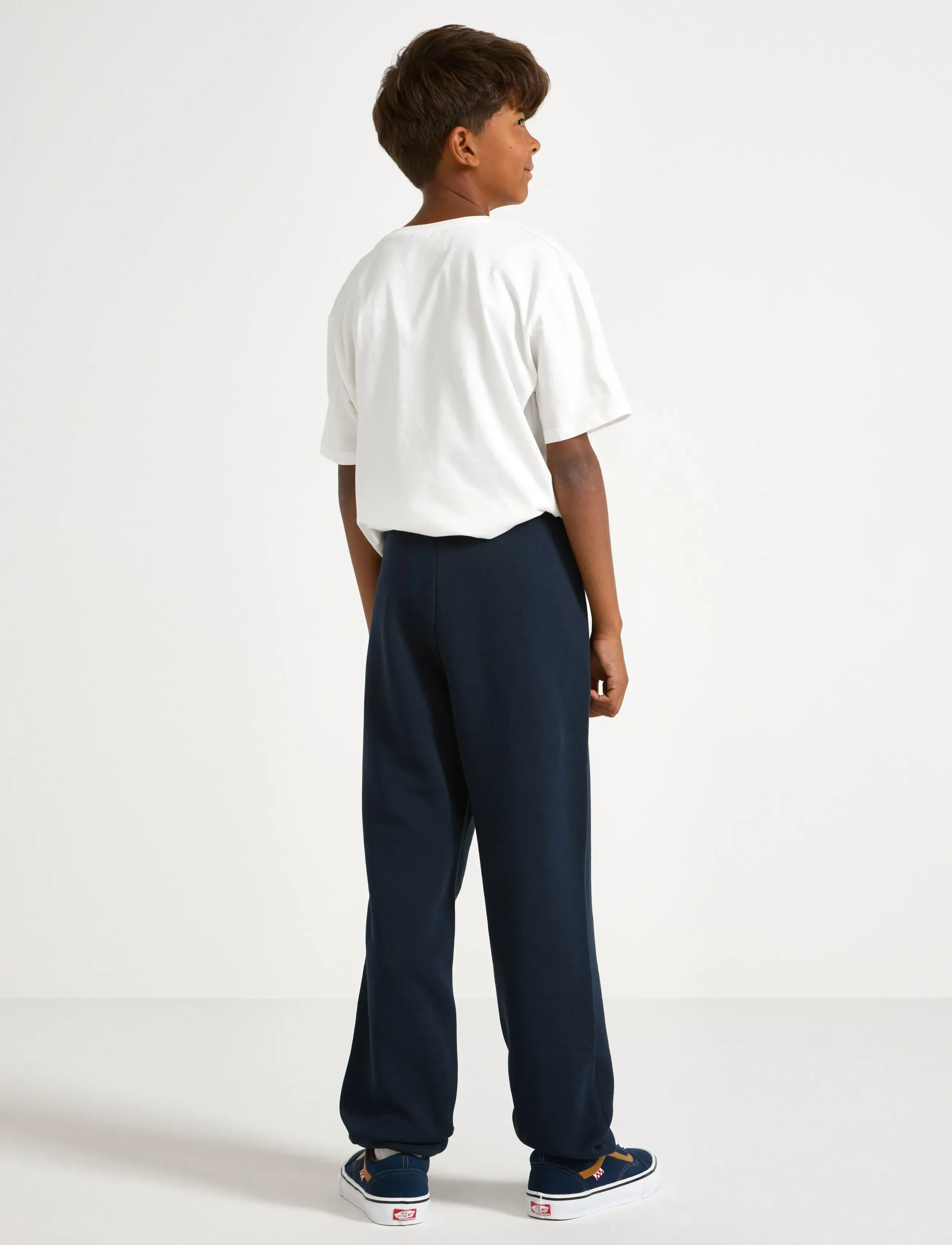 Lindex - Joggingbukser med børstet inderside - dark navy - 3