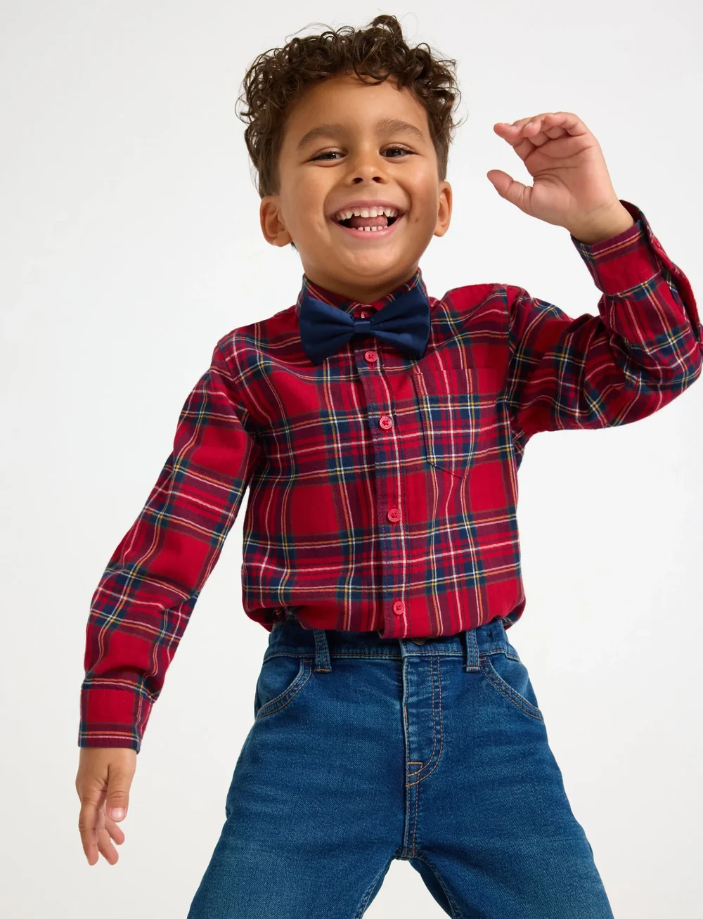 Lindex - Rutete skjorte - long-sleeved shirts - dark dusty red - 0