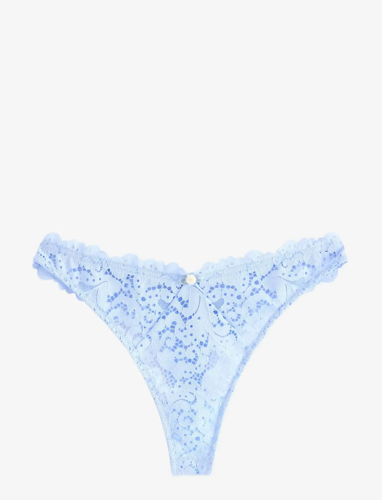 Lindex - Thong with regular waist - stringtrusser - light blue - 1