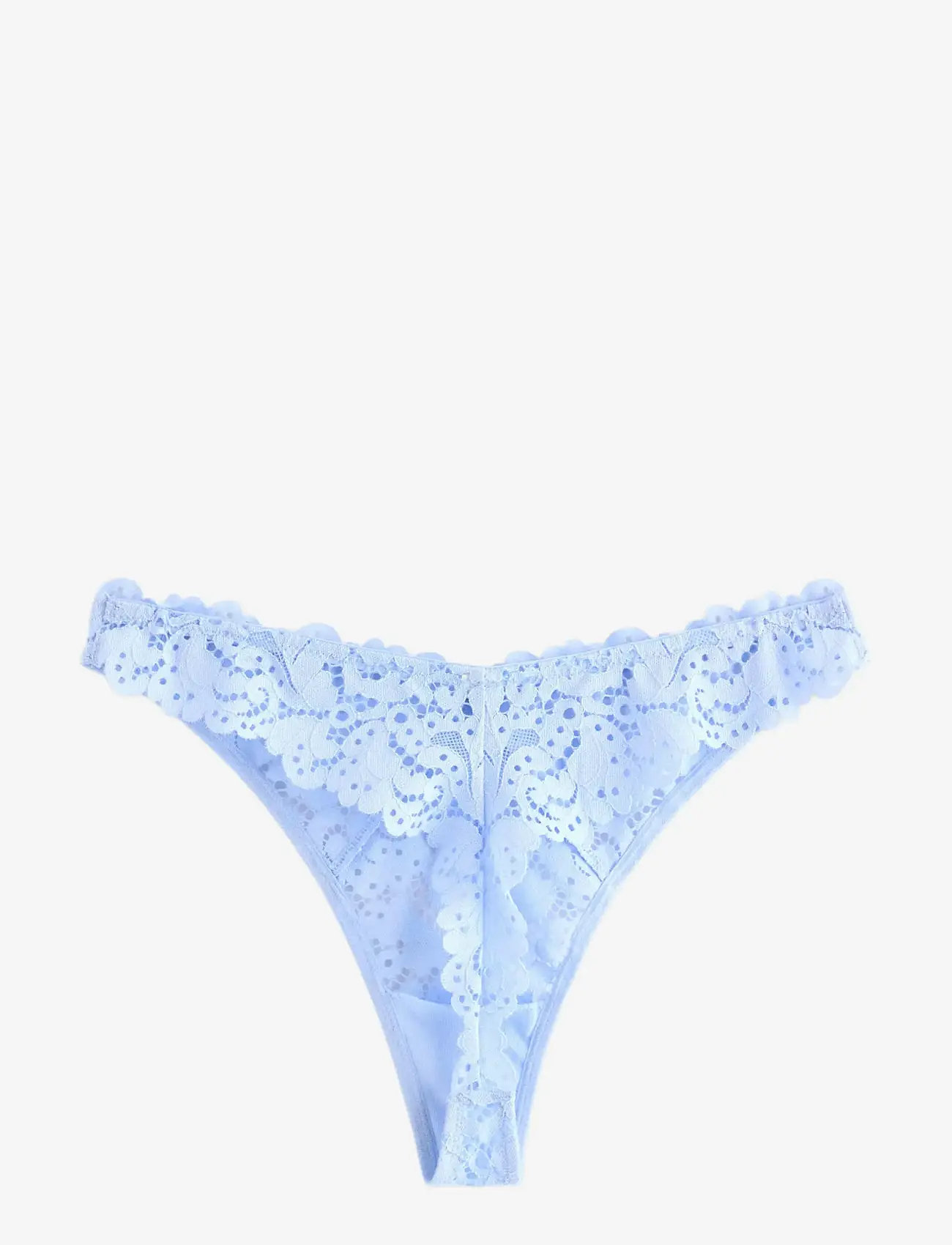 Lindex - Thong with regular waist - stringtrusser - light blue - 2