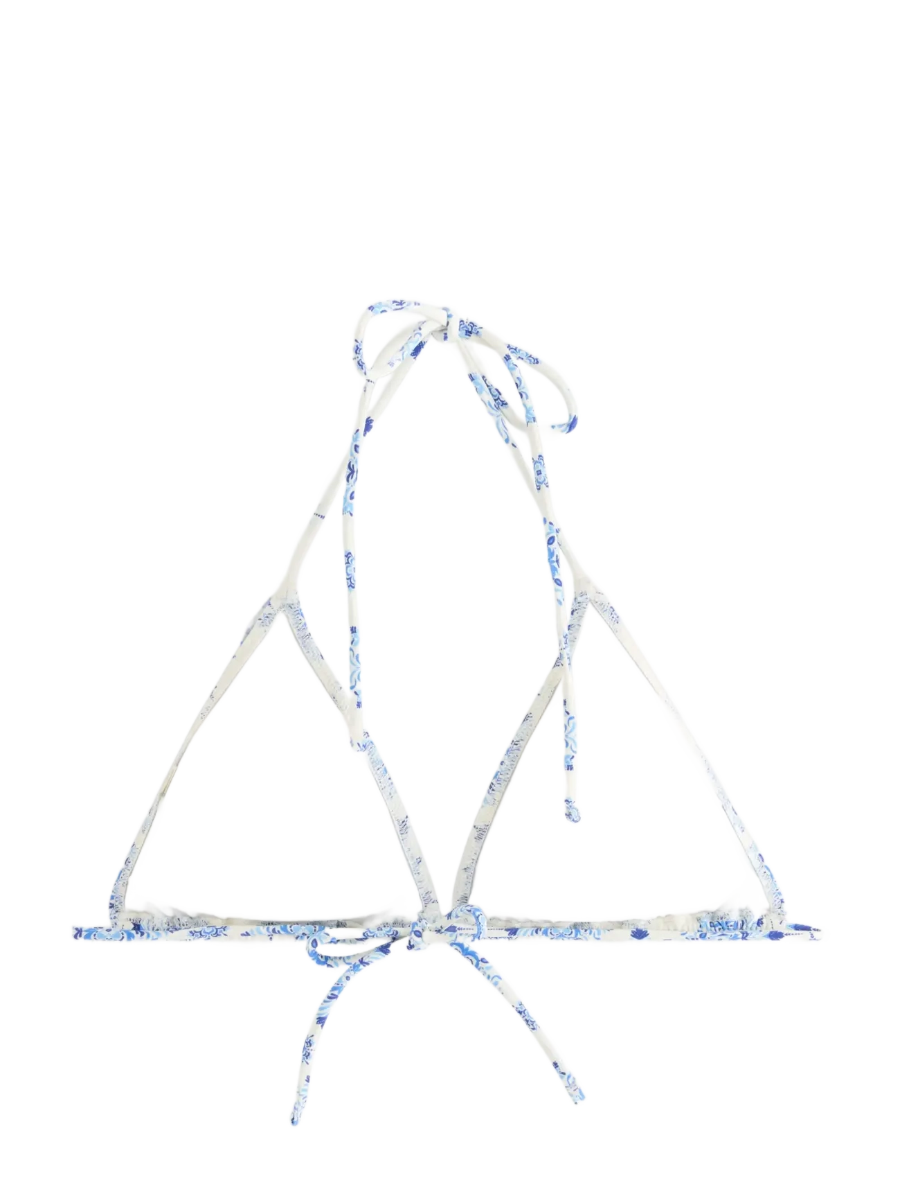 Lindex - Triangle bikini bra - trekantsbikinier - blue - 2