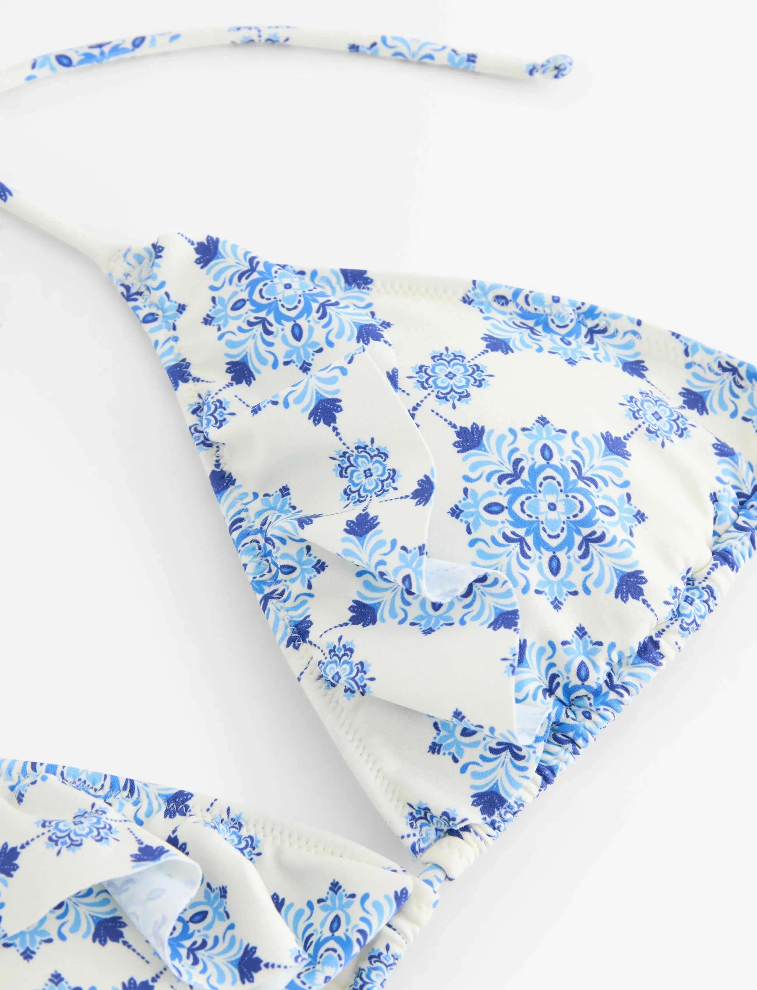 Lindex - Triangle bikini bra - trekantsbikinier - blue - 5