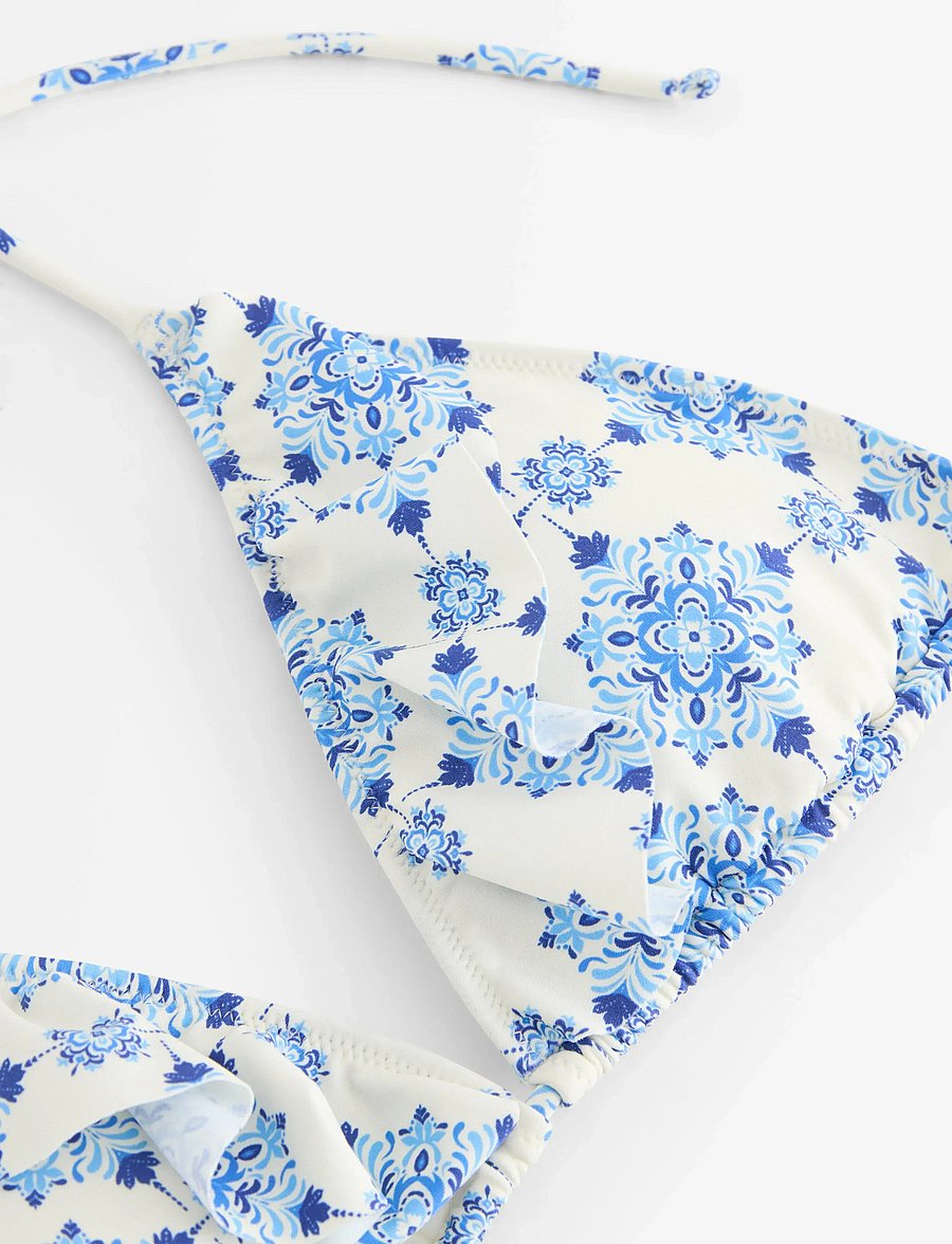 Lindex - Triangle bikini bra - kolmnurksed bikiinid - blue - 5