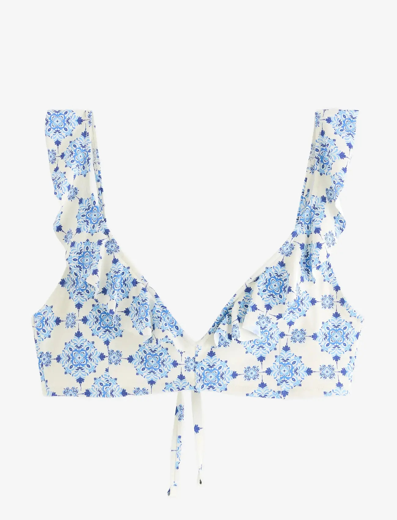 Lindex - Padded triangle bikini bra - dreieck-bikini-oberteile - blue - 1