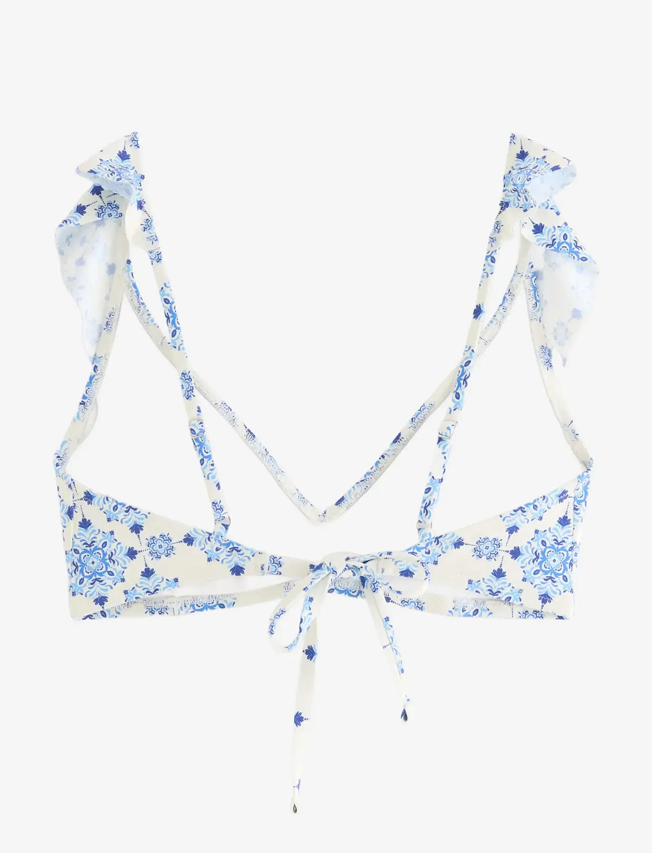 Lindex - Padded triangle bikini bra - dreieck-bikini-oberteile - blue - 2