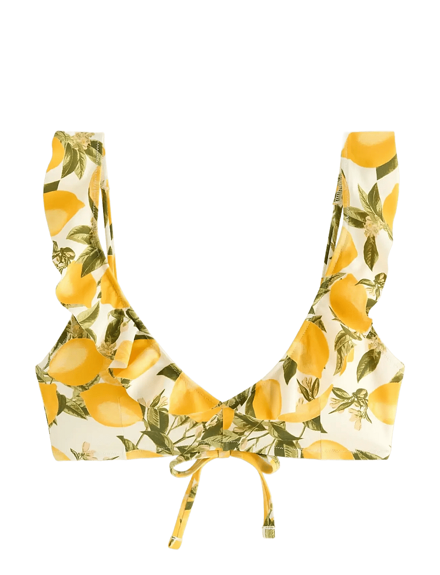 Lindex - Padded triangle bikini bra - kolmnurksed bikiinid - dark dusty yellow - 1