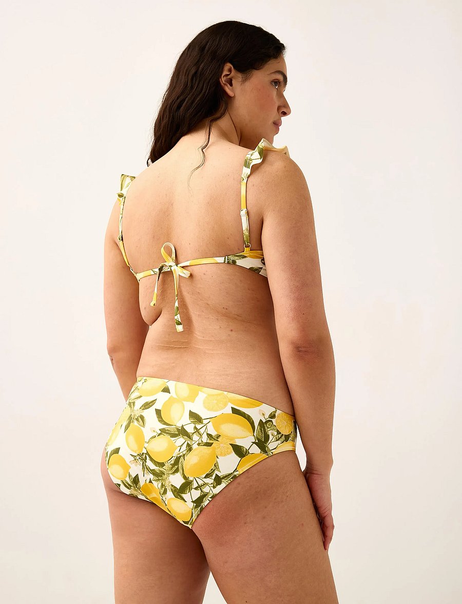 Lindex - Padded triangle bikini bra - kolmnurksed bikiinid - dark dusty yellow - 3