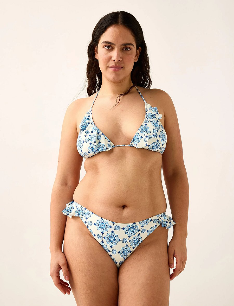 Lindex - Brazilian bikini bottom - brazilian bikinis - blue - 0