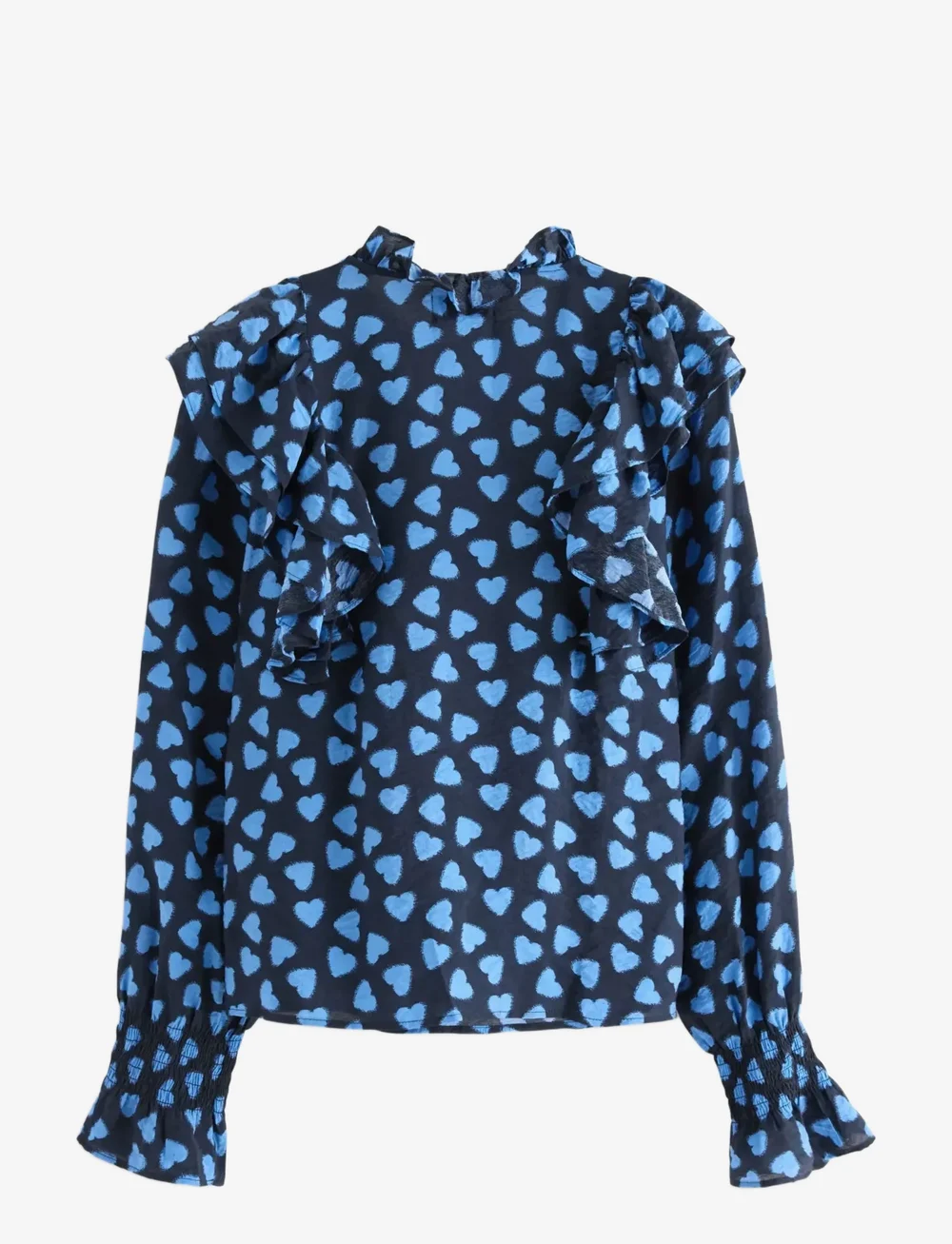 Lindex - Långärmad blus - langærmede bluser - dark navy - 2