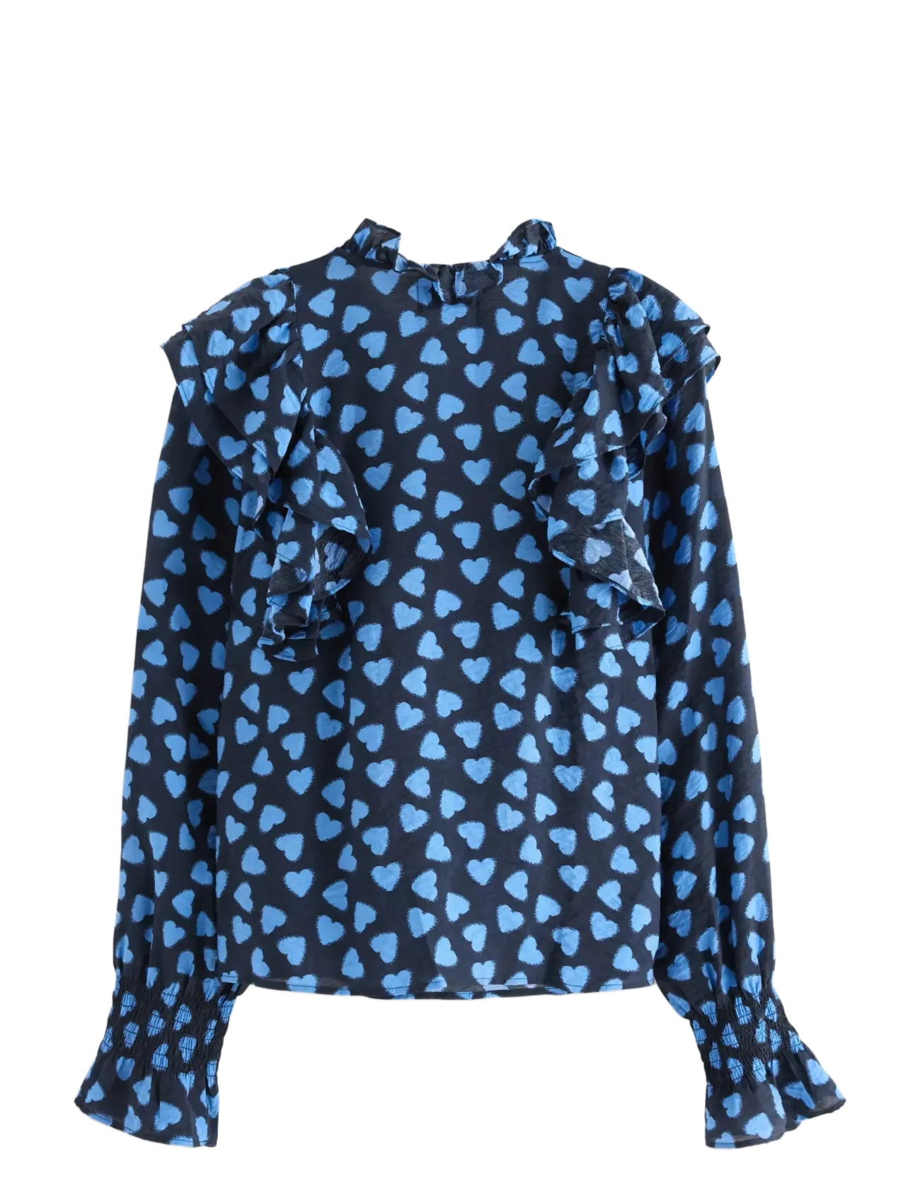 Lindex - Långärmad blus - langærmede bluser - dark navy - 2