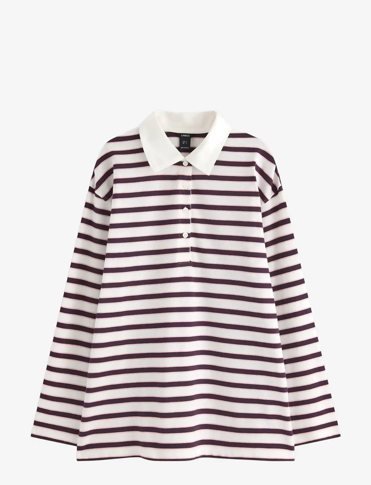Lindex - Sweater Emma Rugby - dark dusty lilac - 1