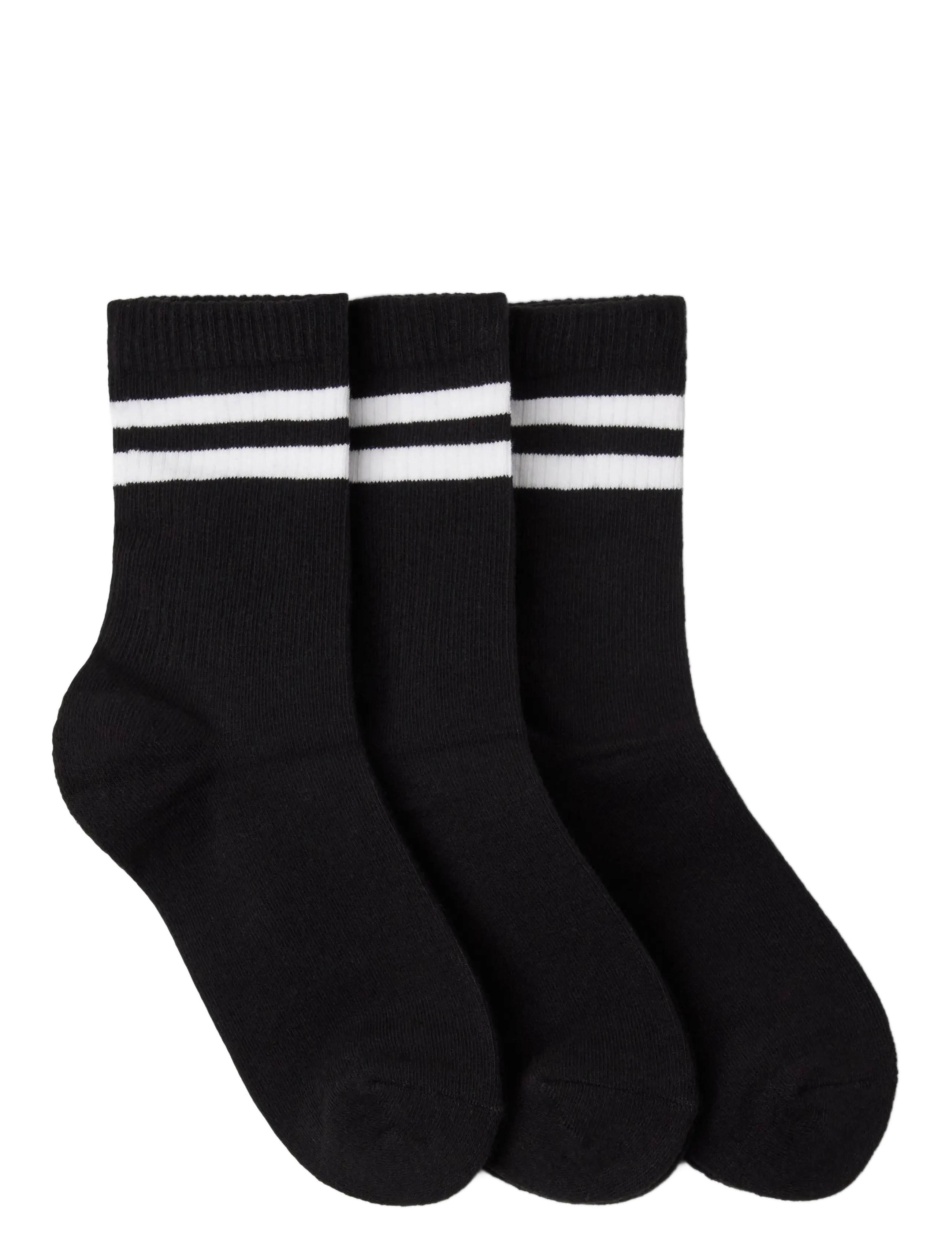 Lindex - 3-pack socks - strümpfe - black - 1