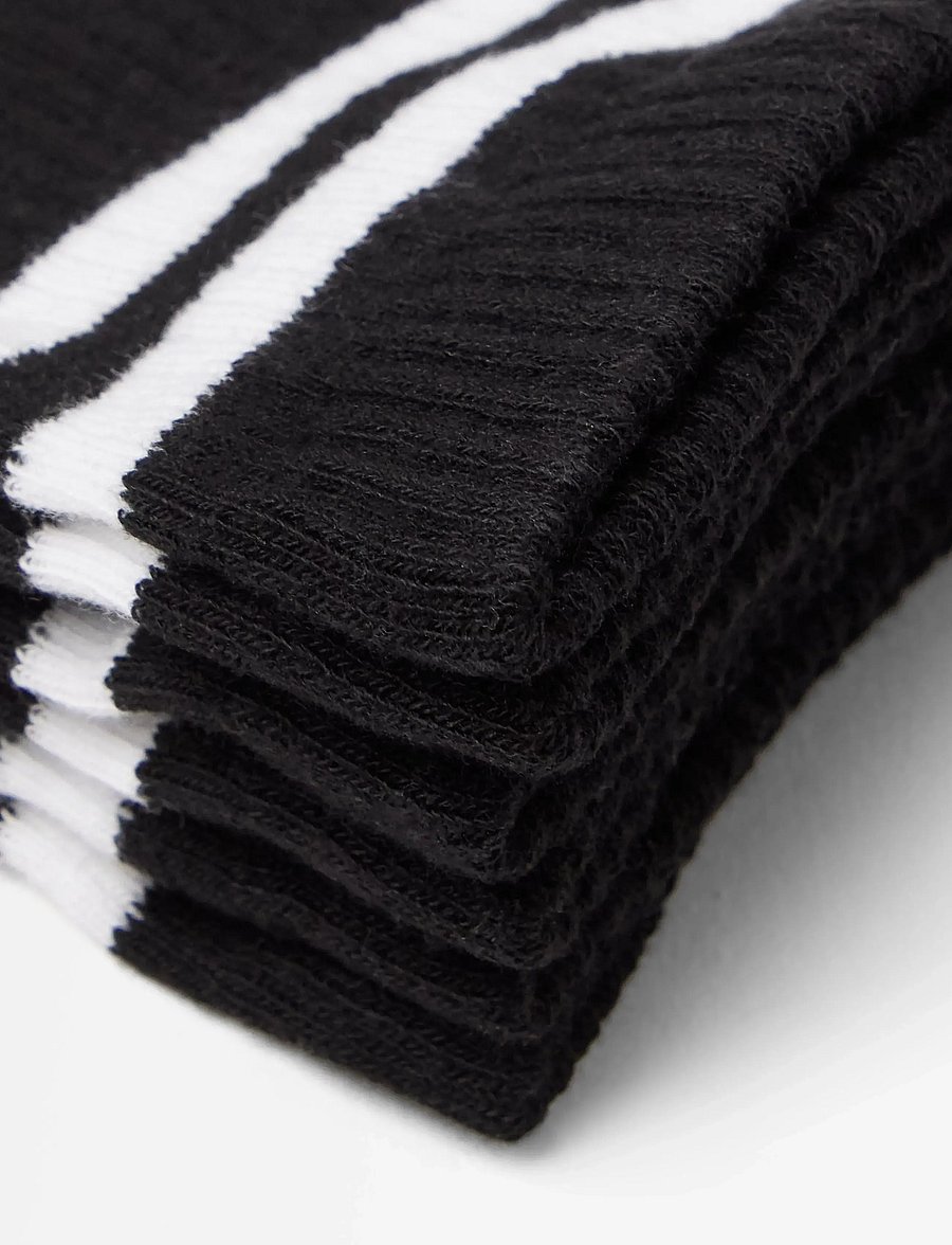 Lindex - 3-pack socks - strømper - black - 2