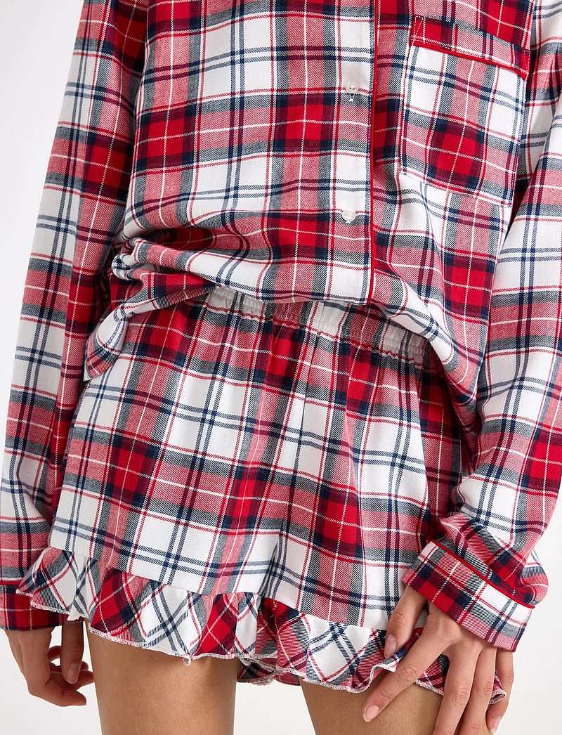 Lindex - Pyjamassæt i fløjl - pyjamasset - off white - 4