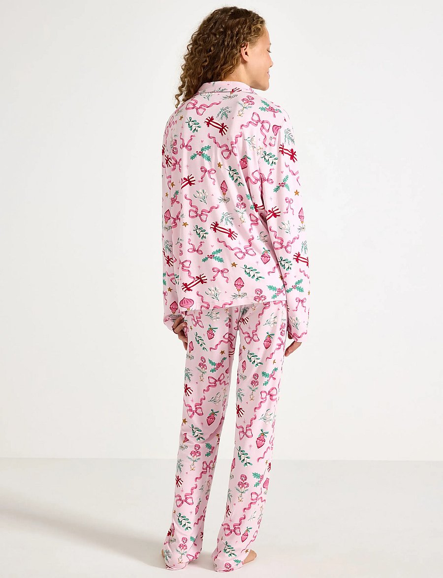 Lindex - Pyjamasset - pyjama-sets - light pink - 3