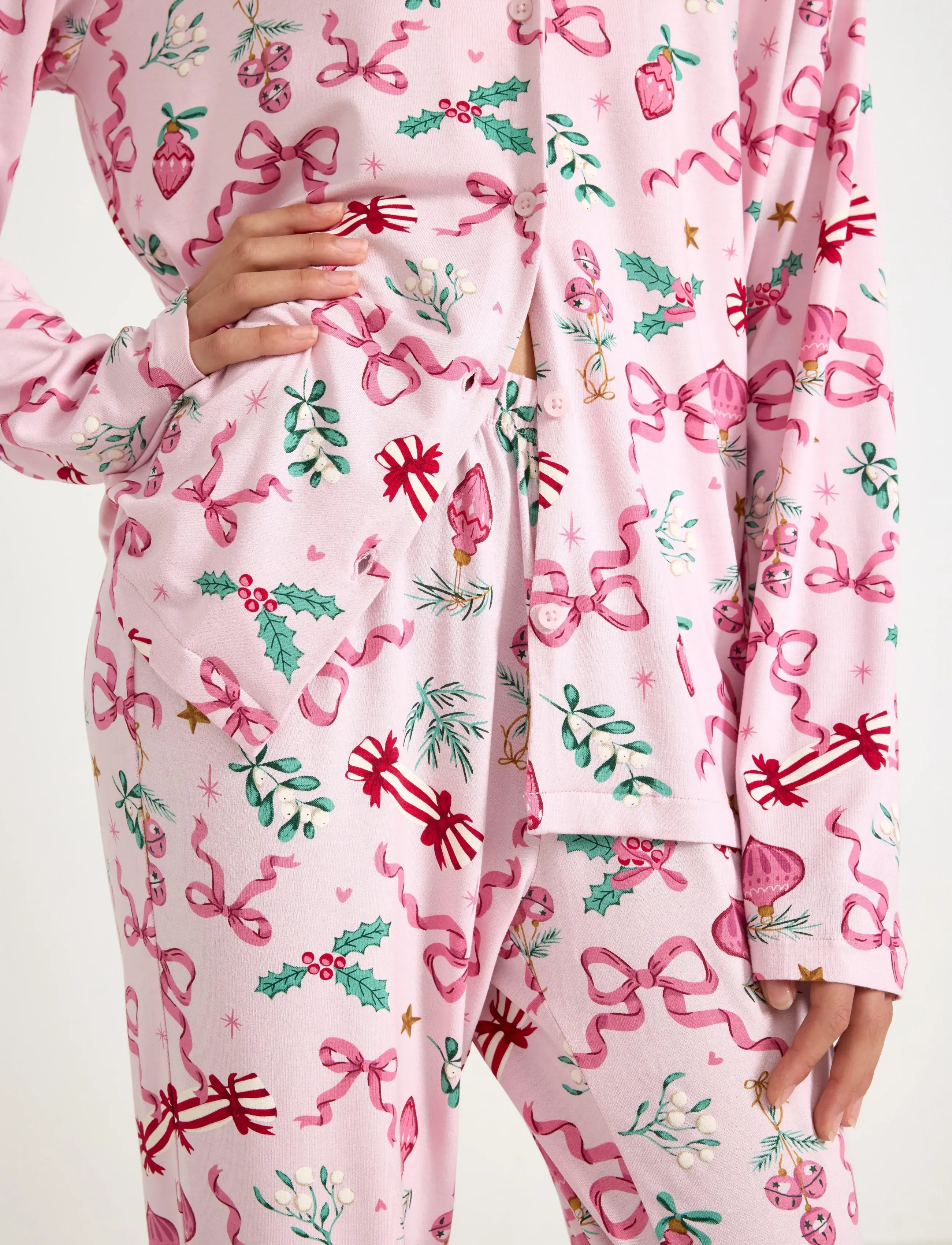 Lindex - Pyjamassæt - setit - light pink - 4