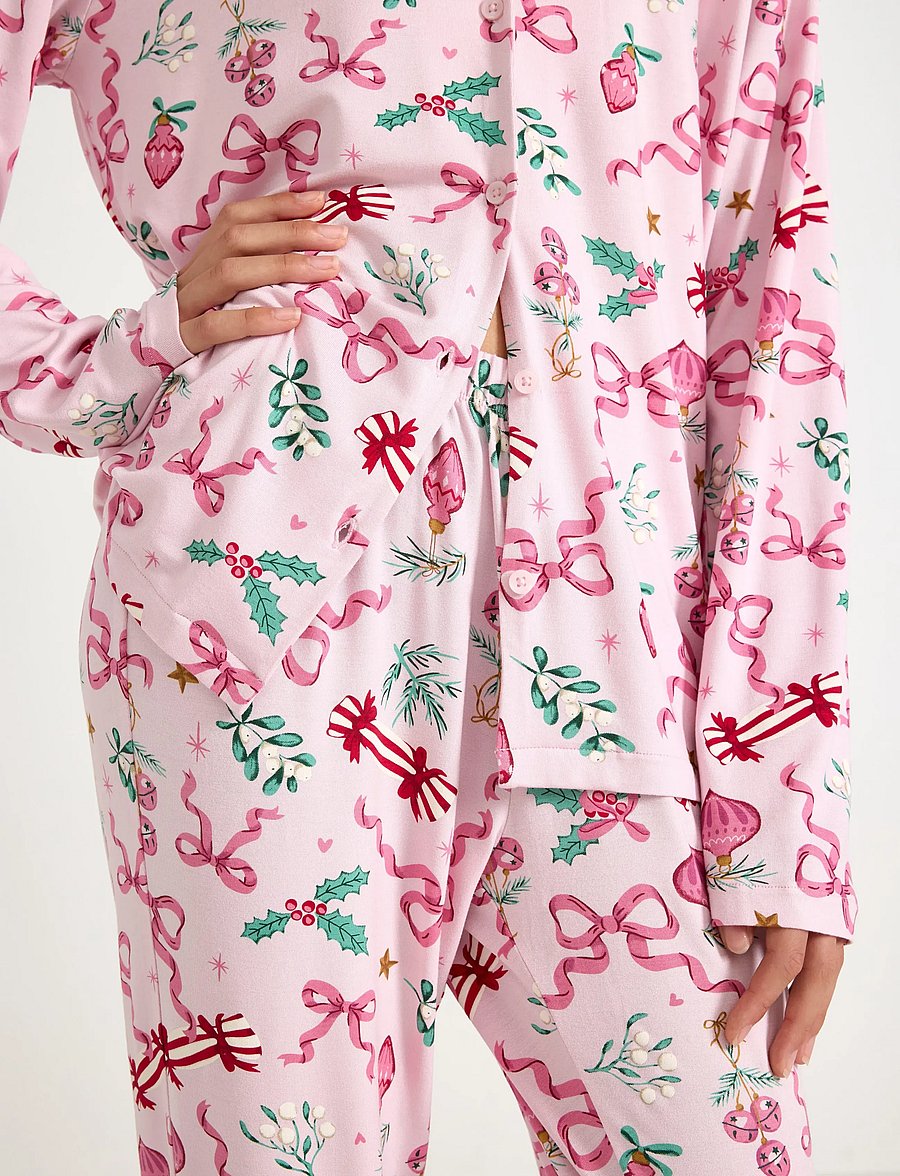 Lindex - Pyjamasset - pyjama-sets - light pink - 4