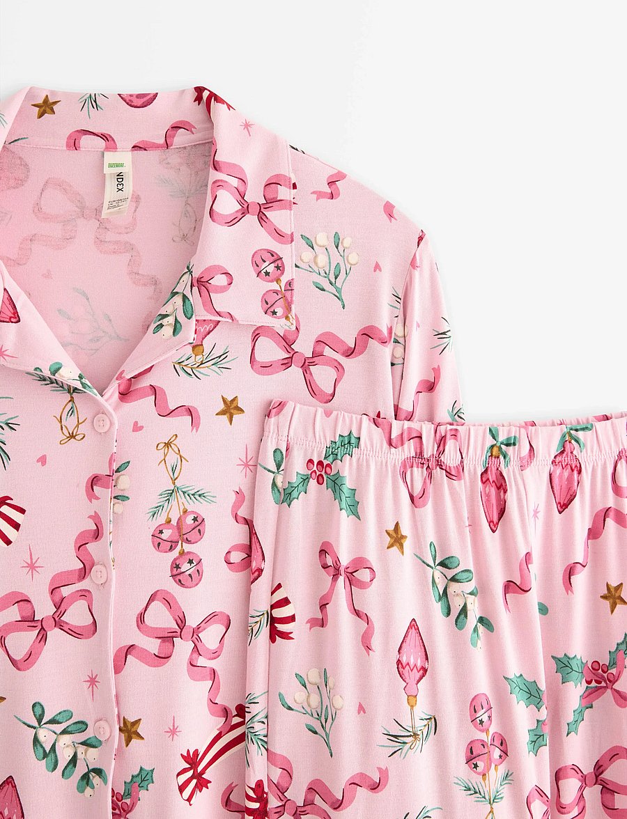 Lindex - Pyjamasset - pyjama-sets - light pink - 5