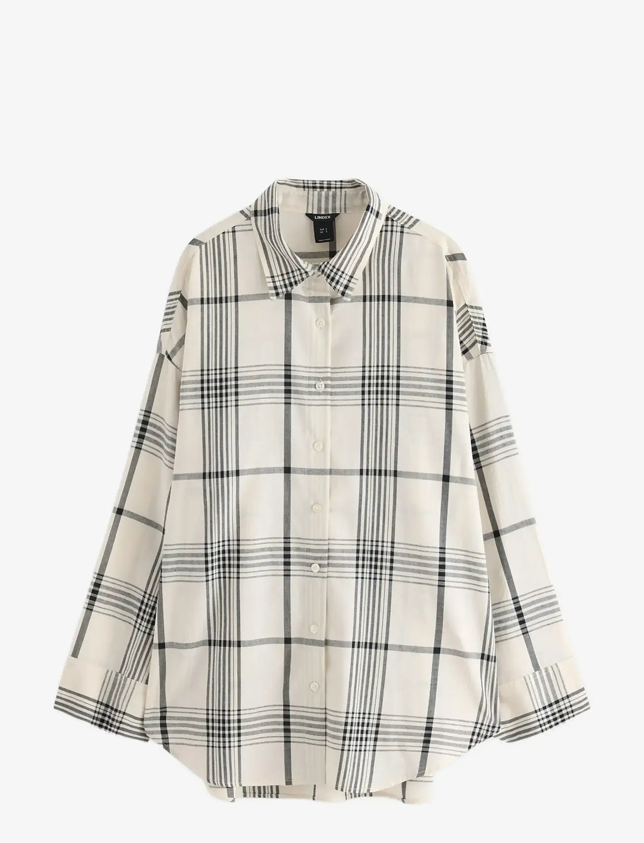 Lindex - Shirt Penny - long-sleeved shirts - off white - 1