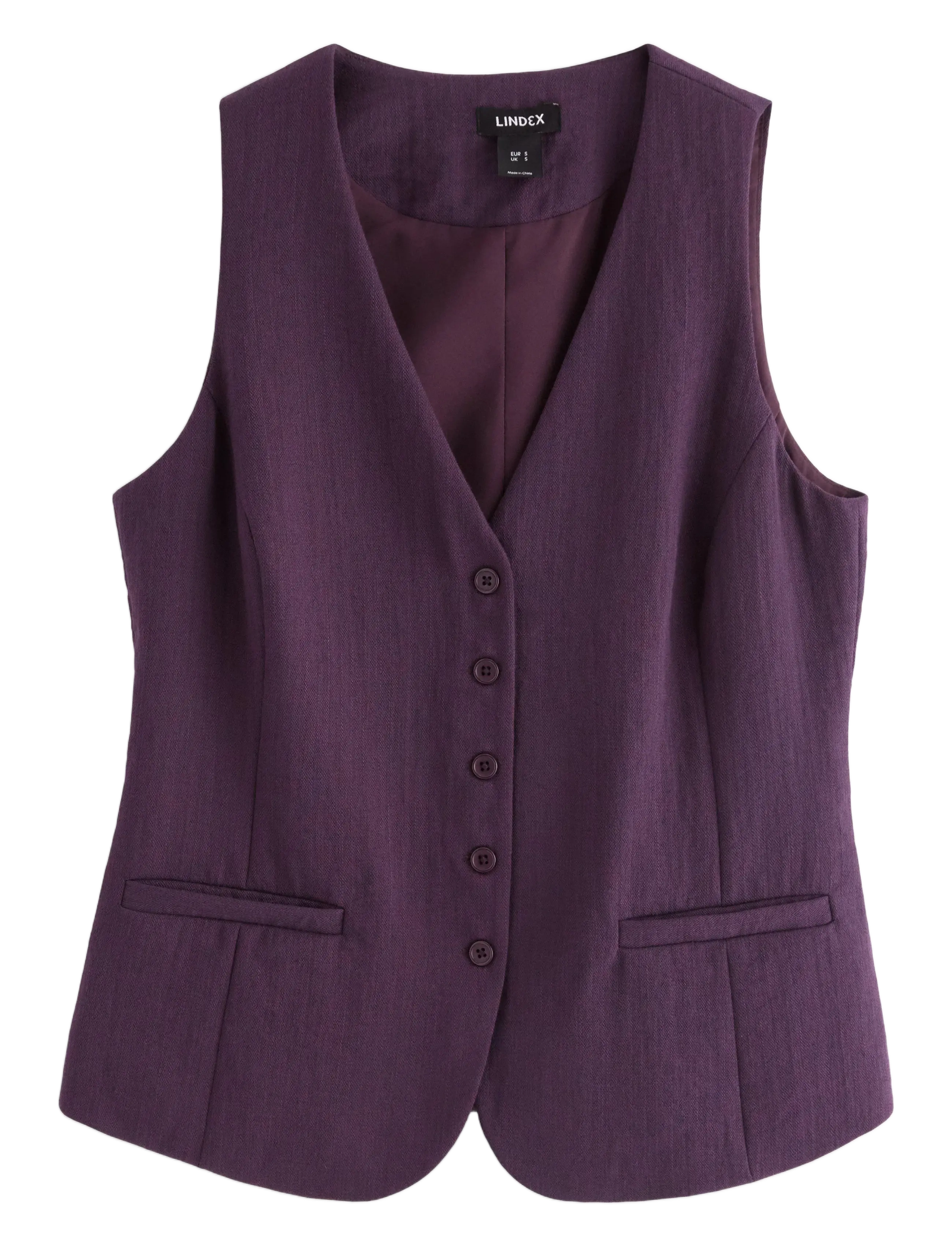 LINDEX Vest Aina Lila - XS - Damen