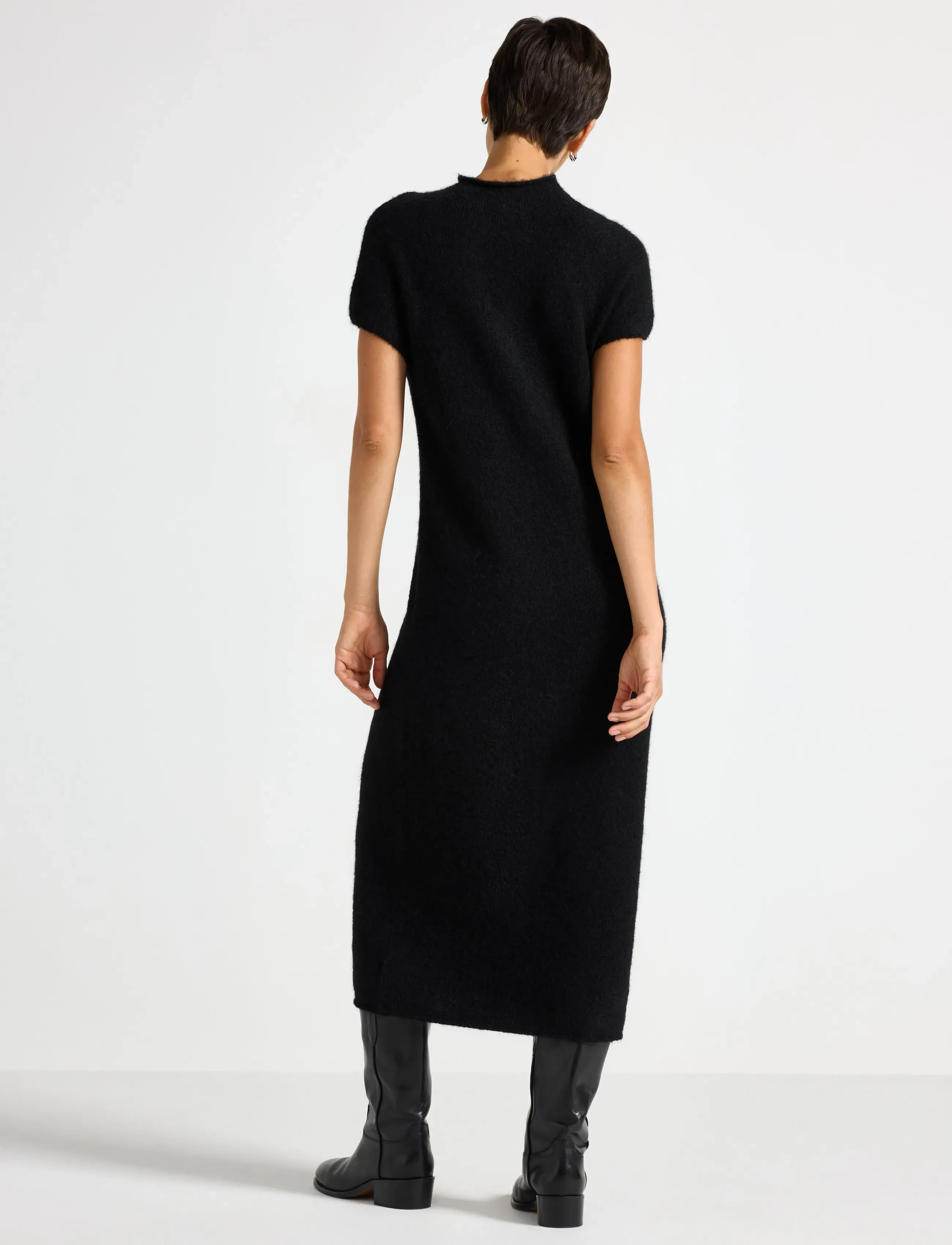 Lindex - Dress Katja - strikkjoler - black - 3