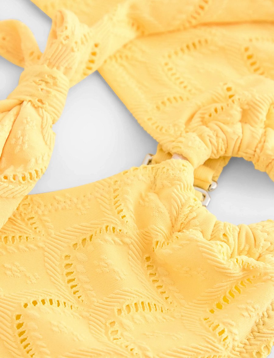 Lindex - Bikini bra - dreieck-bikini-oberteile - light yellow - 5