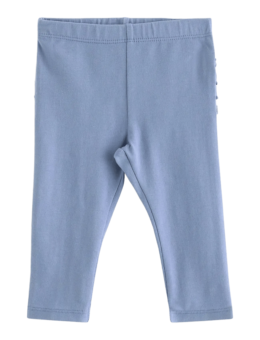 Lindex - Leggings frill at back - leggings - blue - 0