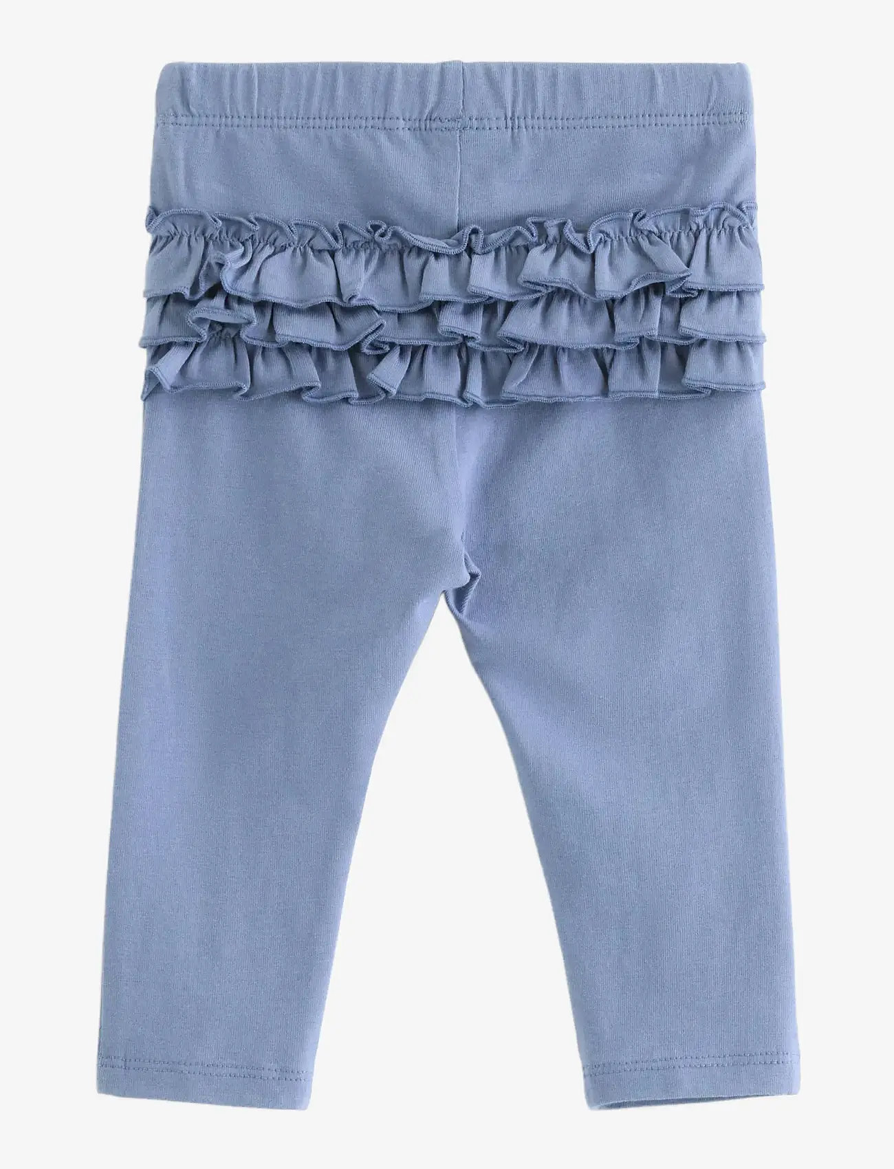 Lindex - Leggings frill at back - leggings - blue - 1