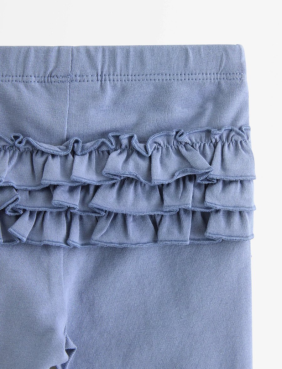 Lindex - Leggings frill at back - leggings - blue - 2