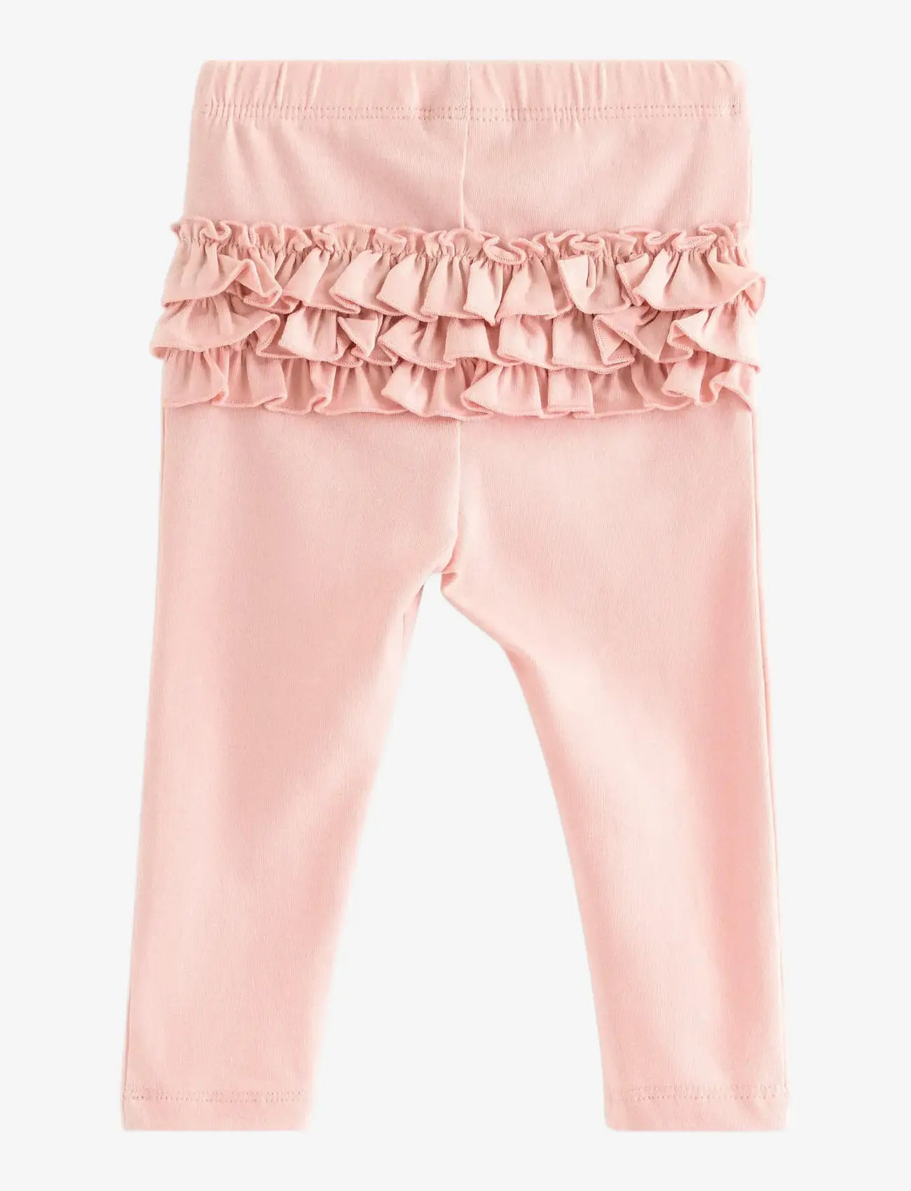 Lindex - Leggings frill at back - leggings - light dusty pink - 1