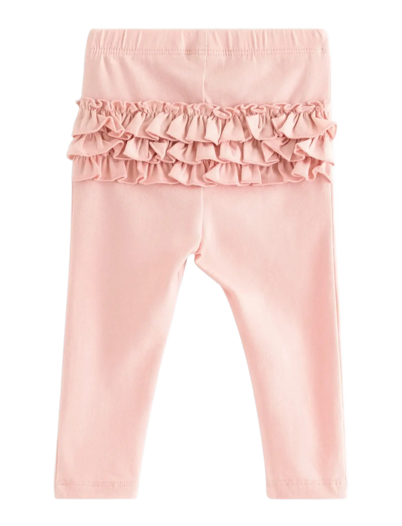 Lindex - Leggings frill at back - leggings - light dusty pink - 1