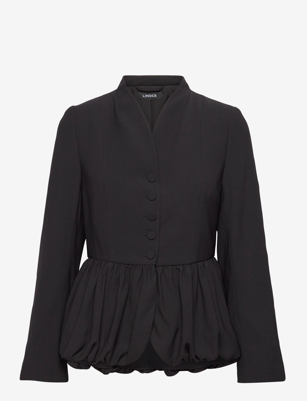 Lindex - Jacket peplum - Ühes joones nööpidega bleiserid - black - 0