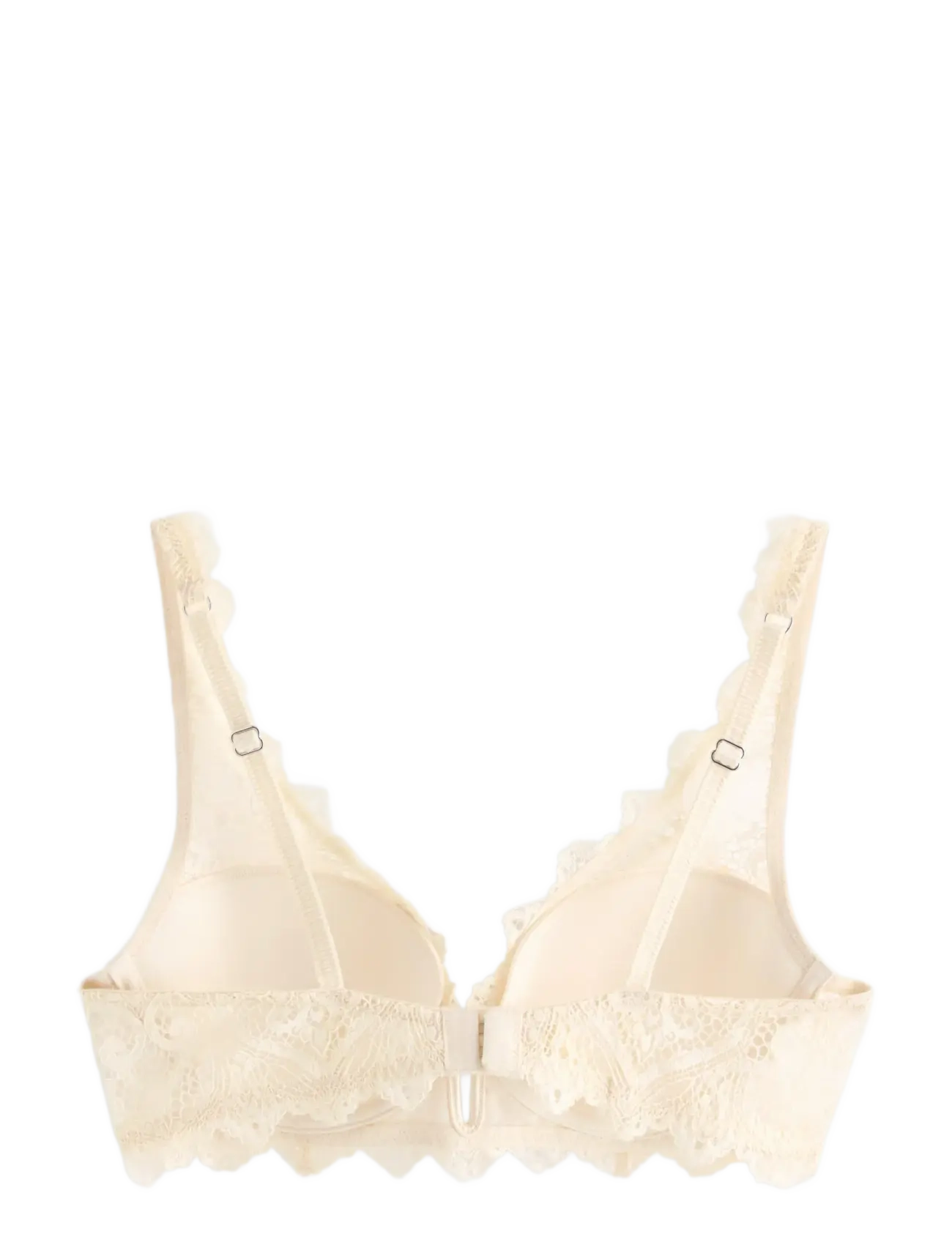 Lindex - ella m – Tulip t-shirt bra in lace - t-shirt bras - dusty white - 2