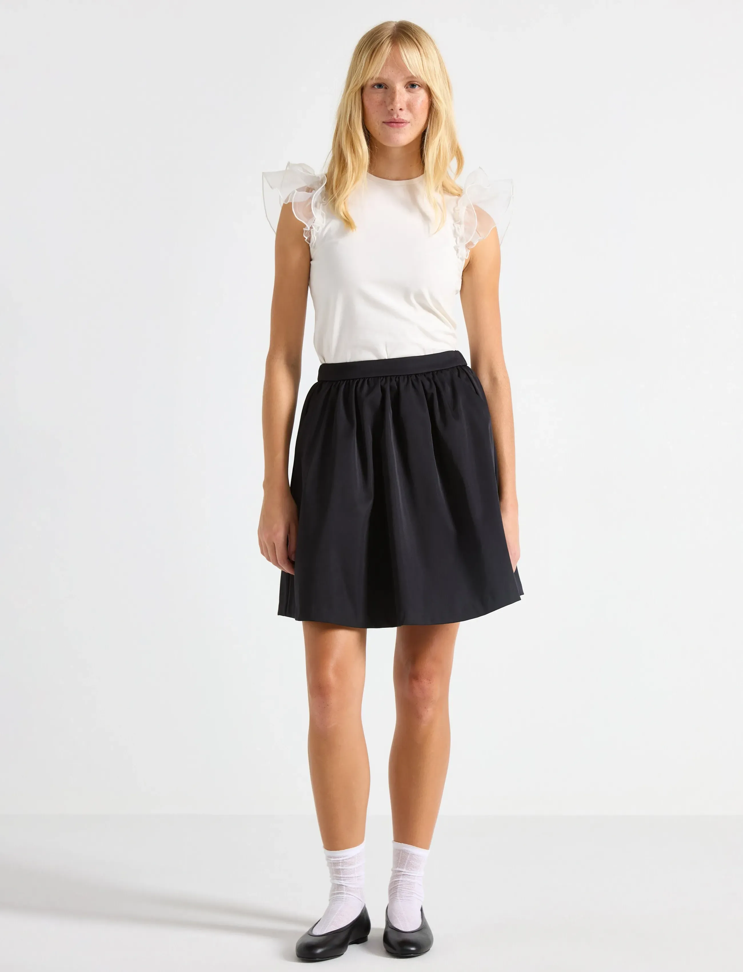 Lindex Skirt Meja, XS, Röcke, Schwarz - Short Frauen