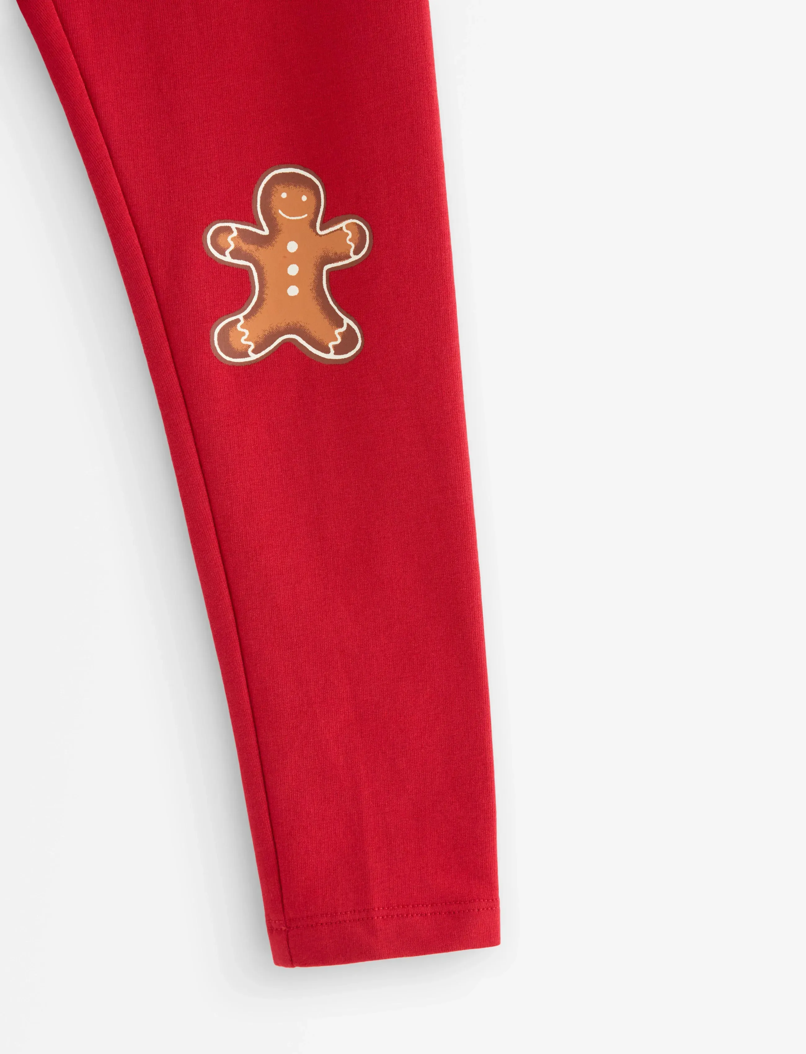 Lindex - Leggings knee Christmas - leggings - dark red - 5